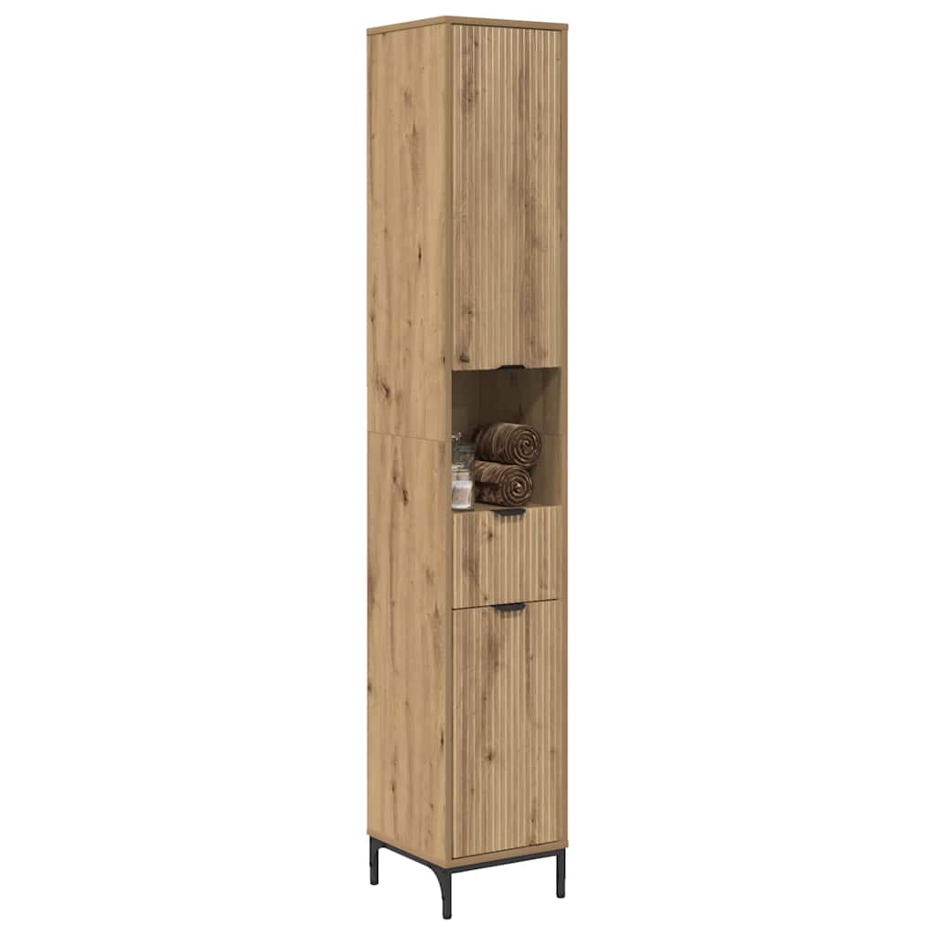 Badezimmerschrank Artisan-Eiche 31,5 x 33 x 190 cm