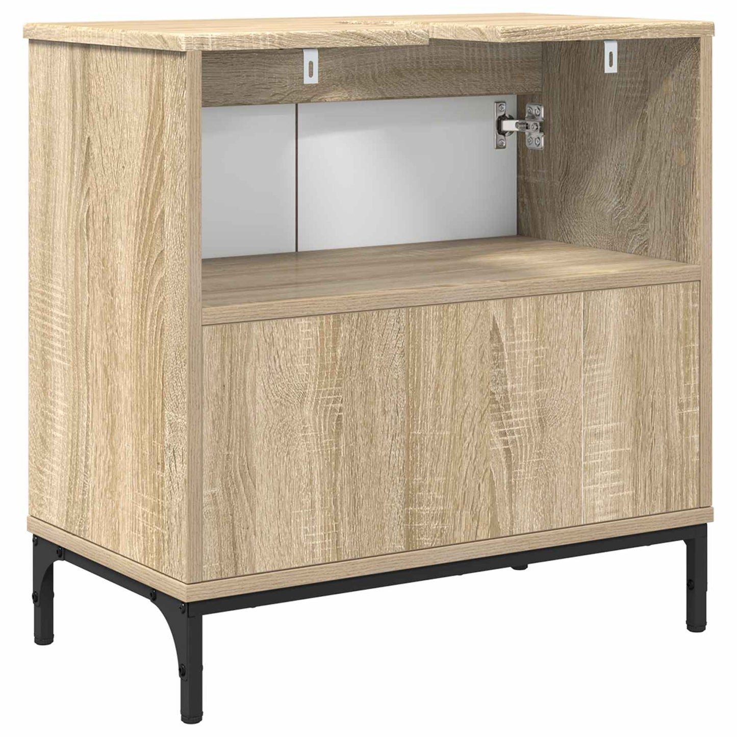 Waschbeckenschrank Sonoma-Eiche 60,5 x 33,5 x 61 cm