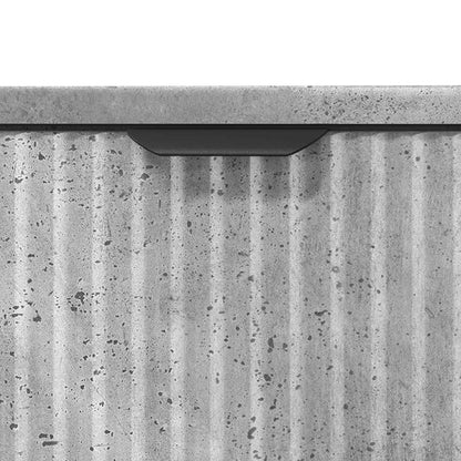Waschbeckenschrank Beton Grau 60,5 x 33,5 x 61 cm Holzwerkstoff