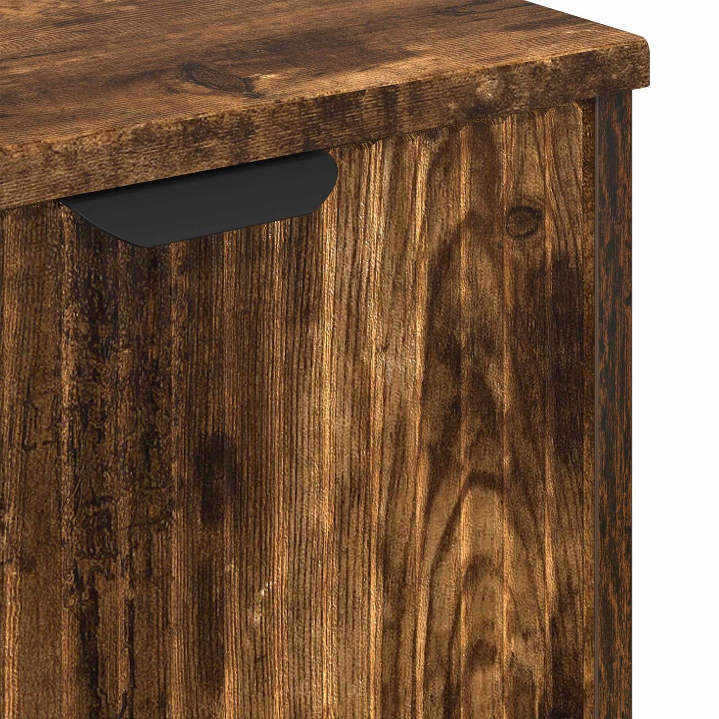 Waschbeckenschrank Geräucherte Eiche 60,5 x 33,5 x 61 cm