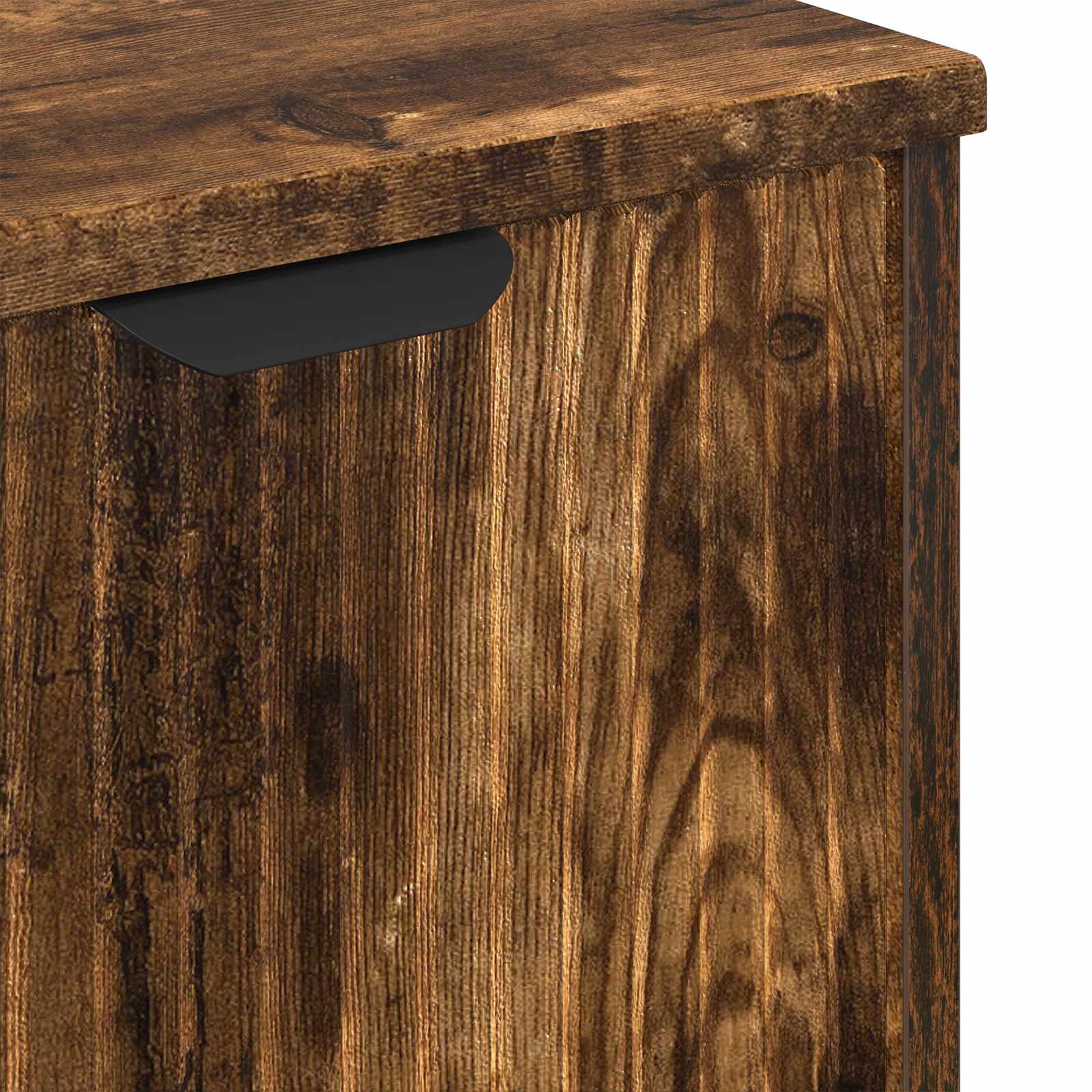Waschbeckenschrank Geräucherte Eiche 60,5 x 33,5 x 61 cm