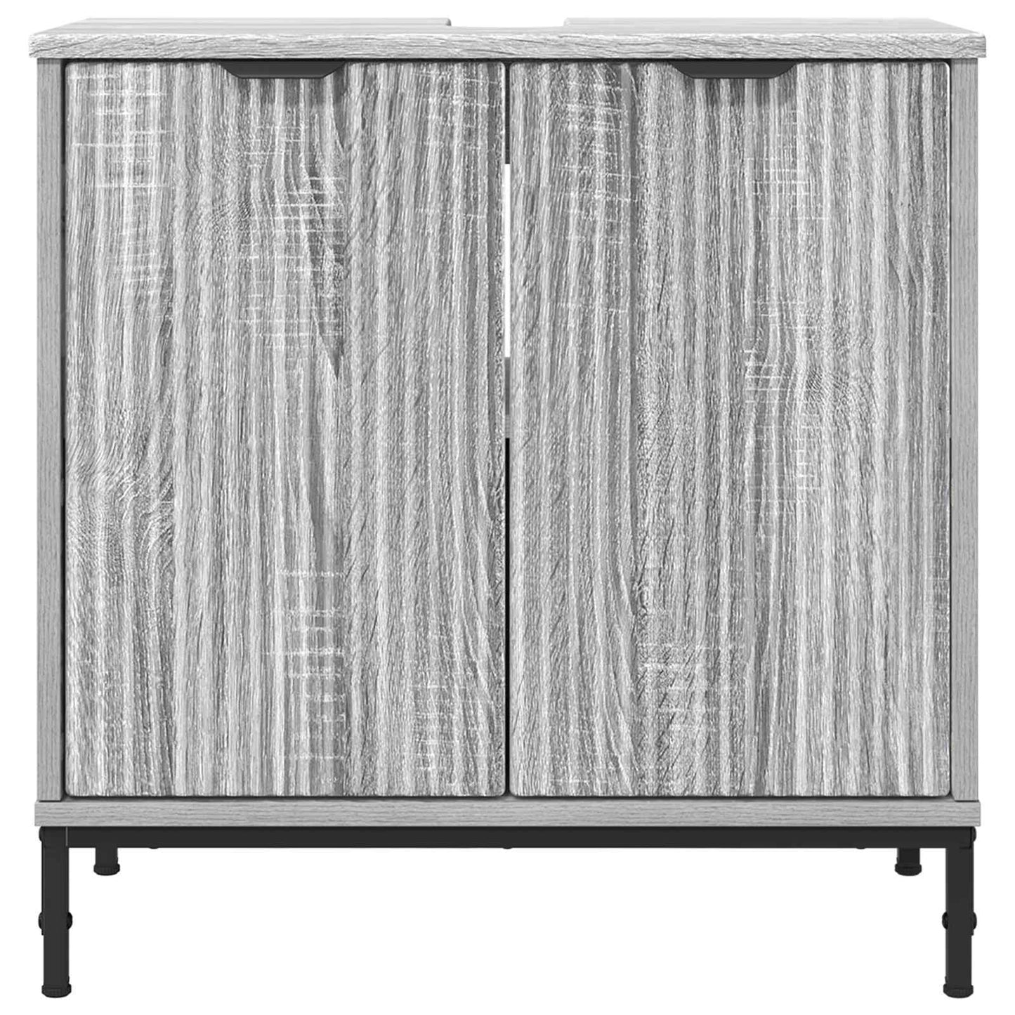 Waschbeckenschrank Graues Sonoma 60,5 x 33,5 x 61 cm
