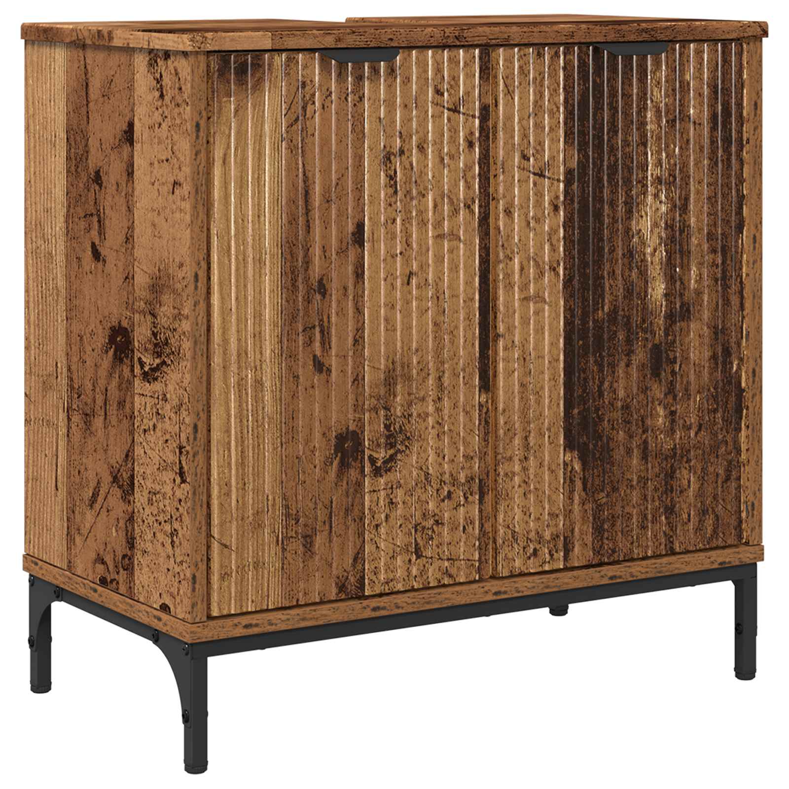 Waschbeckenschrank Altholz 60,5 x 33,5 x 61 cm Holzwerkstoff