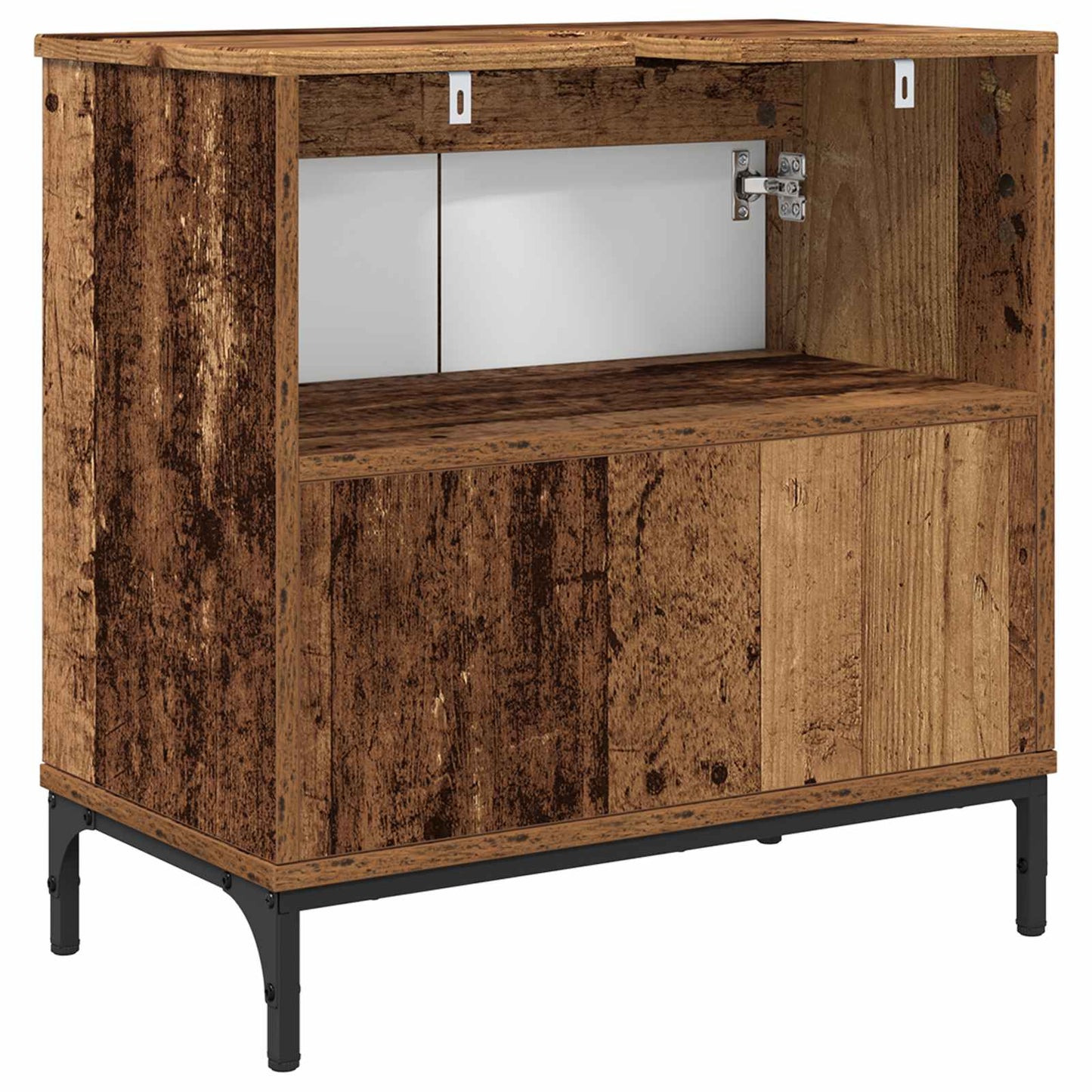Waschbeckenschrank Altholz 60,5 x 33,5 x 61 cm Holzwerkstoff