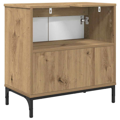Waschbeckenschrank Artisan-Eiche 60,5 x 33,5 x 61 cm