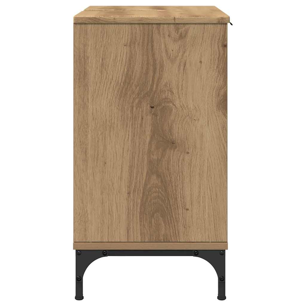 Waschbeckenschrank Artisan-Eiche 60,5 x 33,5 x 61 cm
