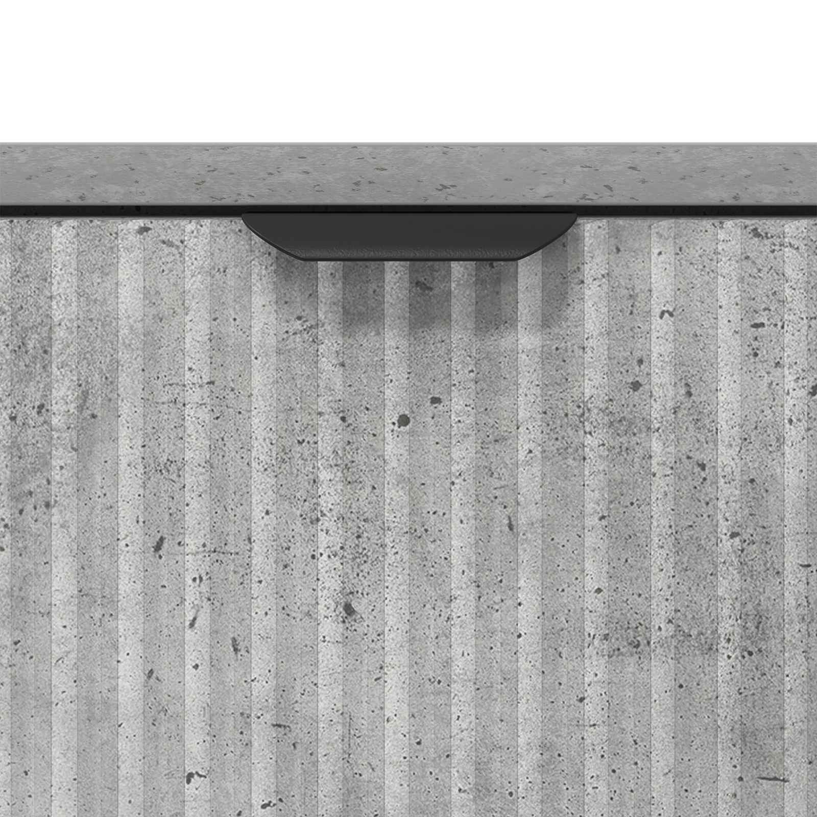 Sideboard Betongrau 69,5 x 33 x 82 cm Holzwerkstoff