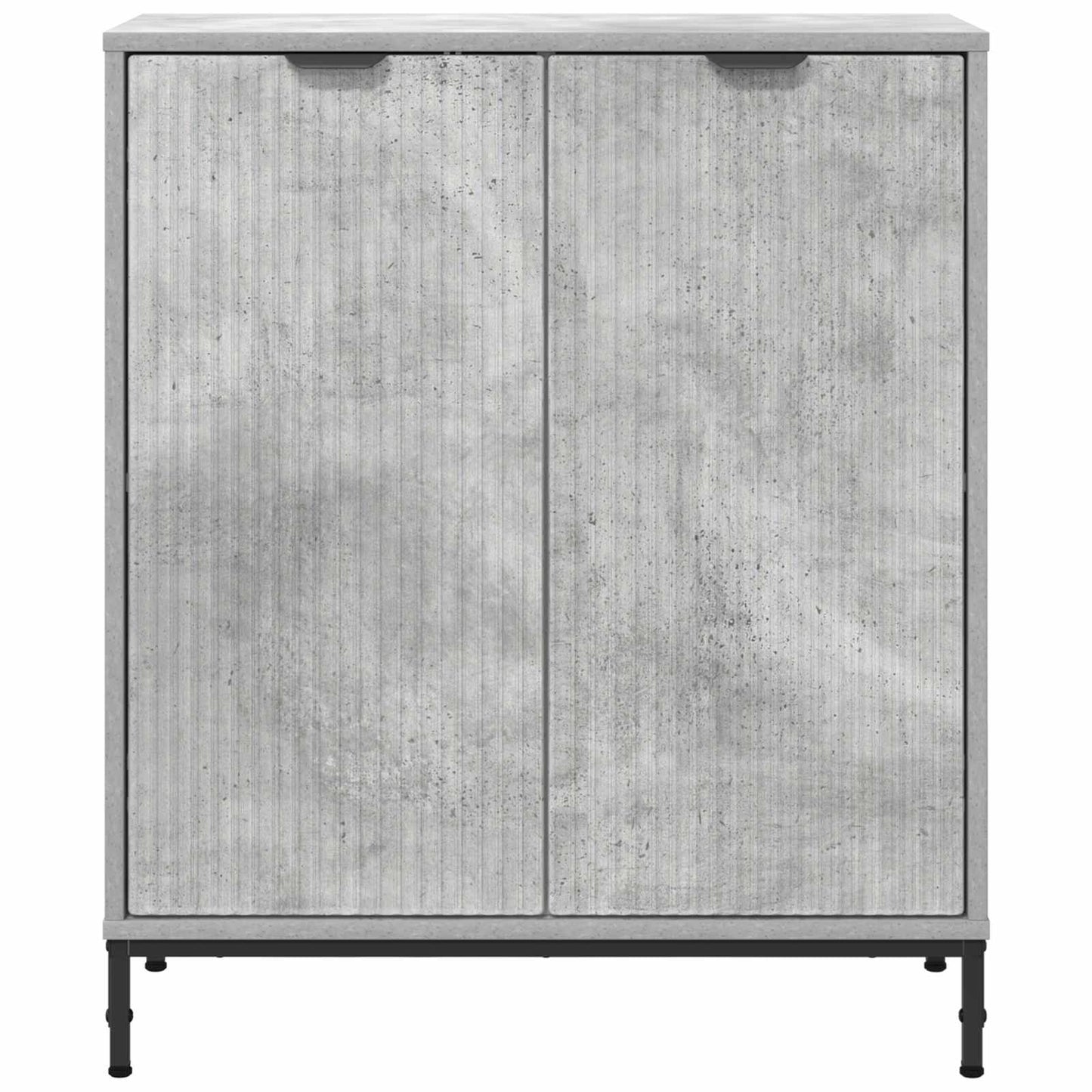 Sideboard Betongrau 69,5 x 33 x 82 cm Holzwerkstoff