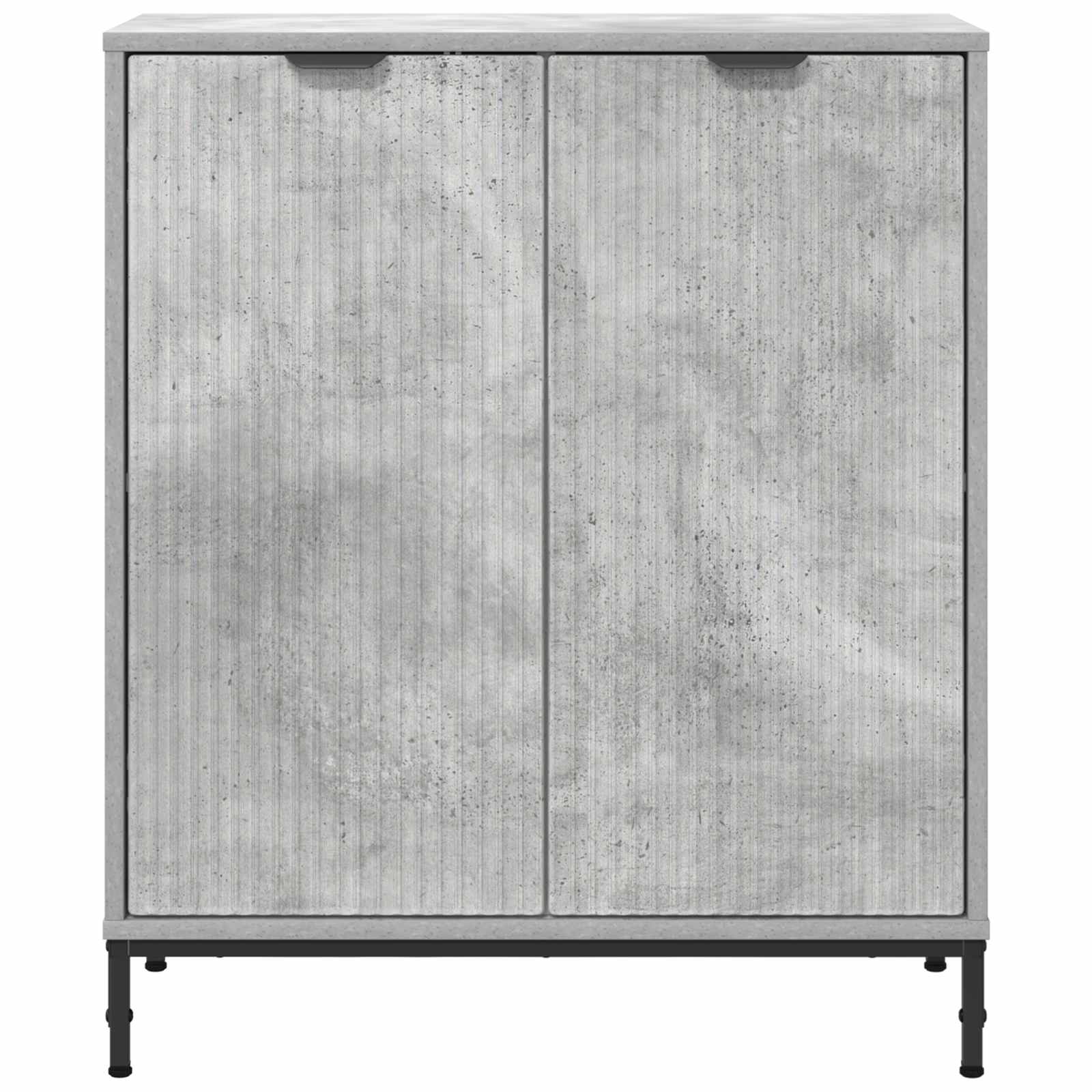 Sideboard Betongrau 69,5 x 33 x 82 cm Holzwerkstoff