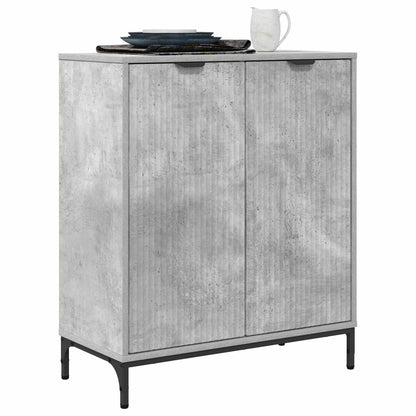 Sideboard Betongrau 69,5 x 33 x 82 cm Holzwerkstoff