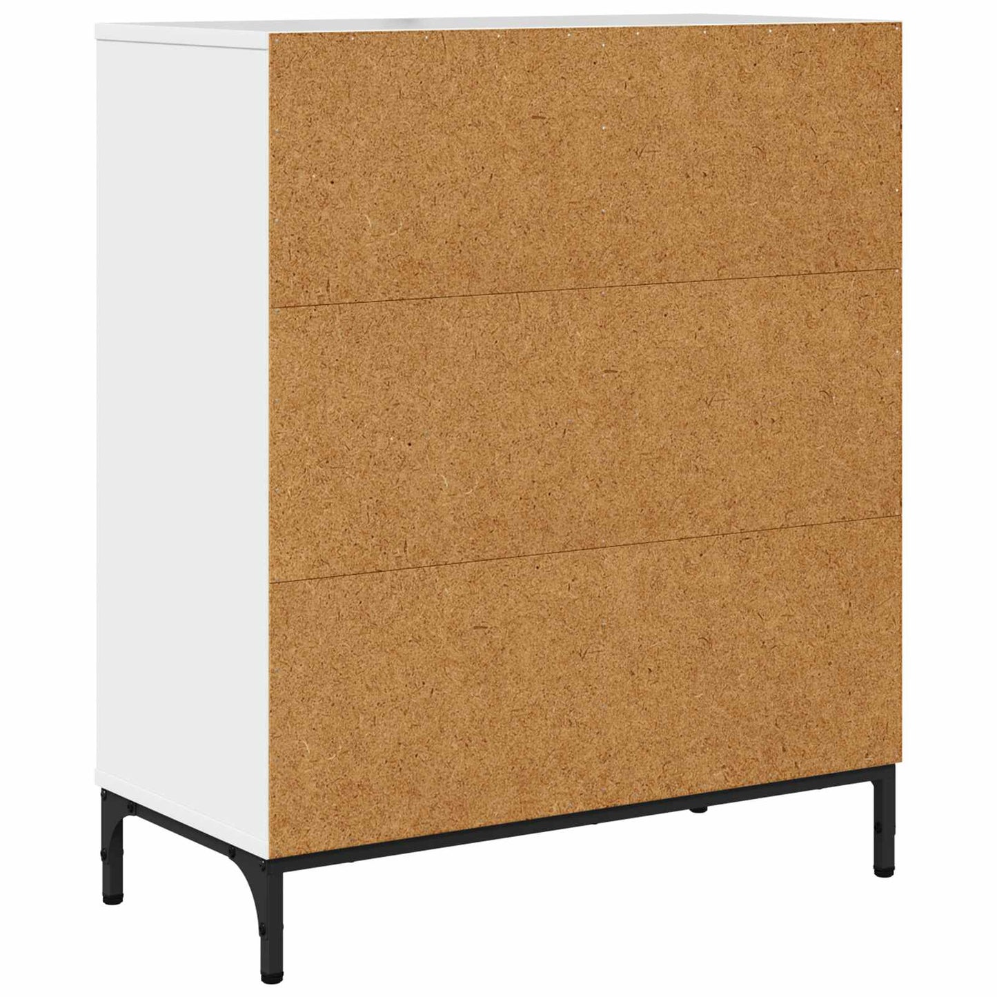 Sideboard Hochglanz Weiß 69,5 x 33 x 82 cm Holzwerkstoff