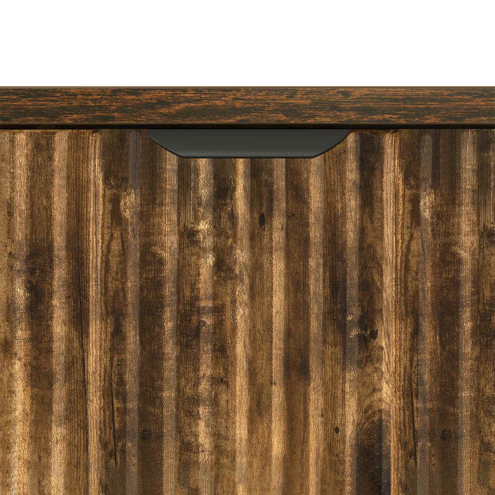 Sideboard Räuchereiche 79,5 x 33 x 82 cm Holzwerkstoff