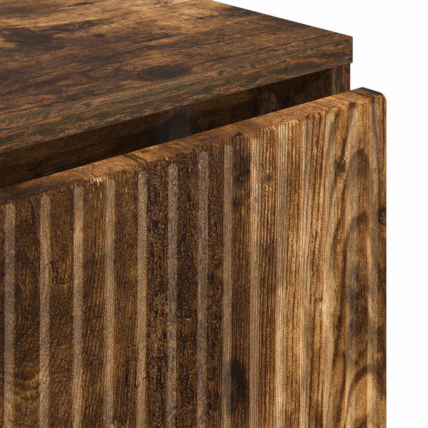 Sideboard Räuchereiche 79,5 x 33 x 82 cm Holzwerkstoff