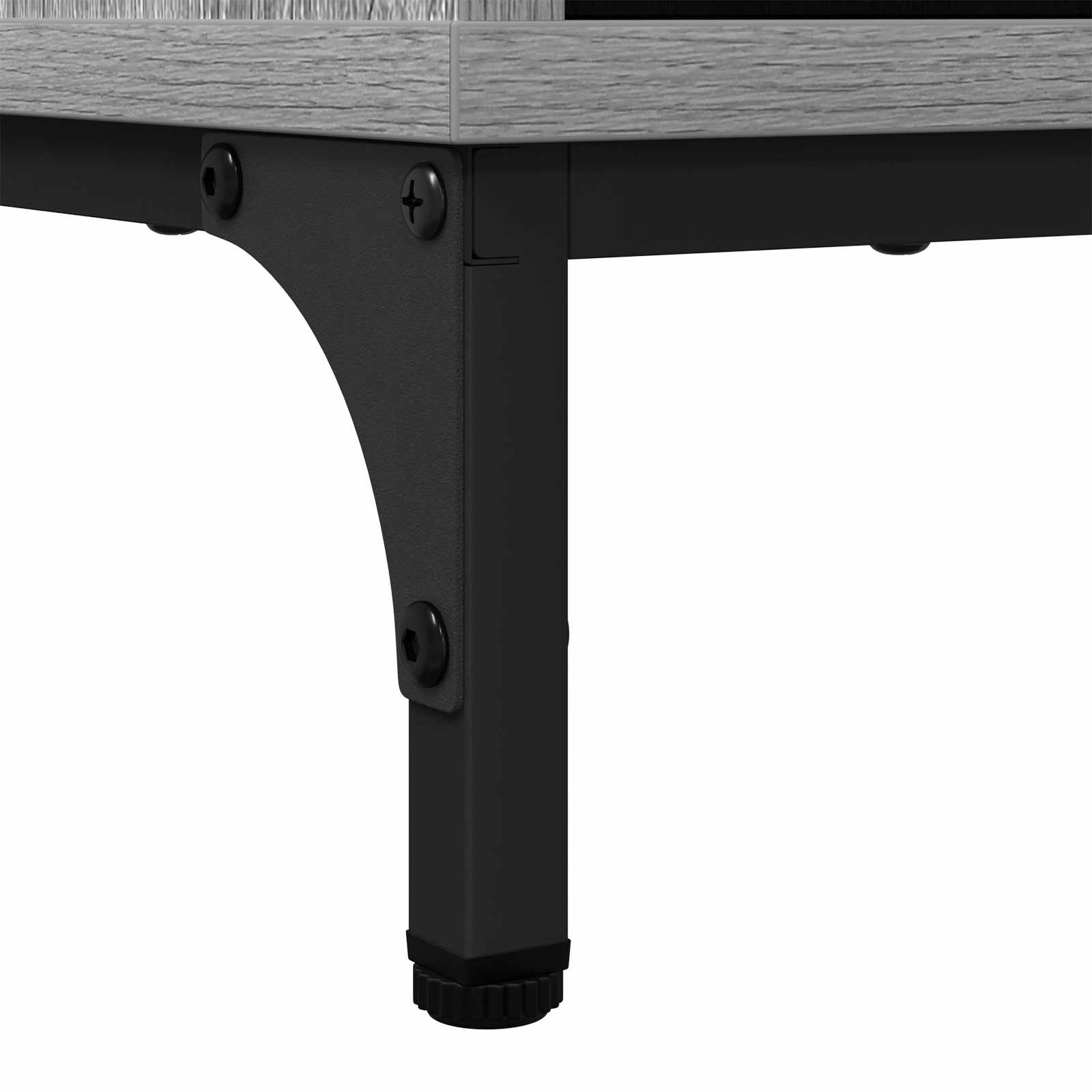 Sideboard Sonoma-Grau 79,5 x 33 x 82 cm Holzwerkstoff
