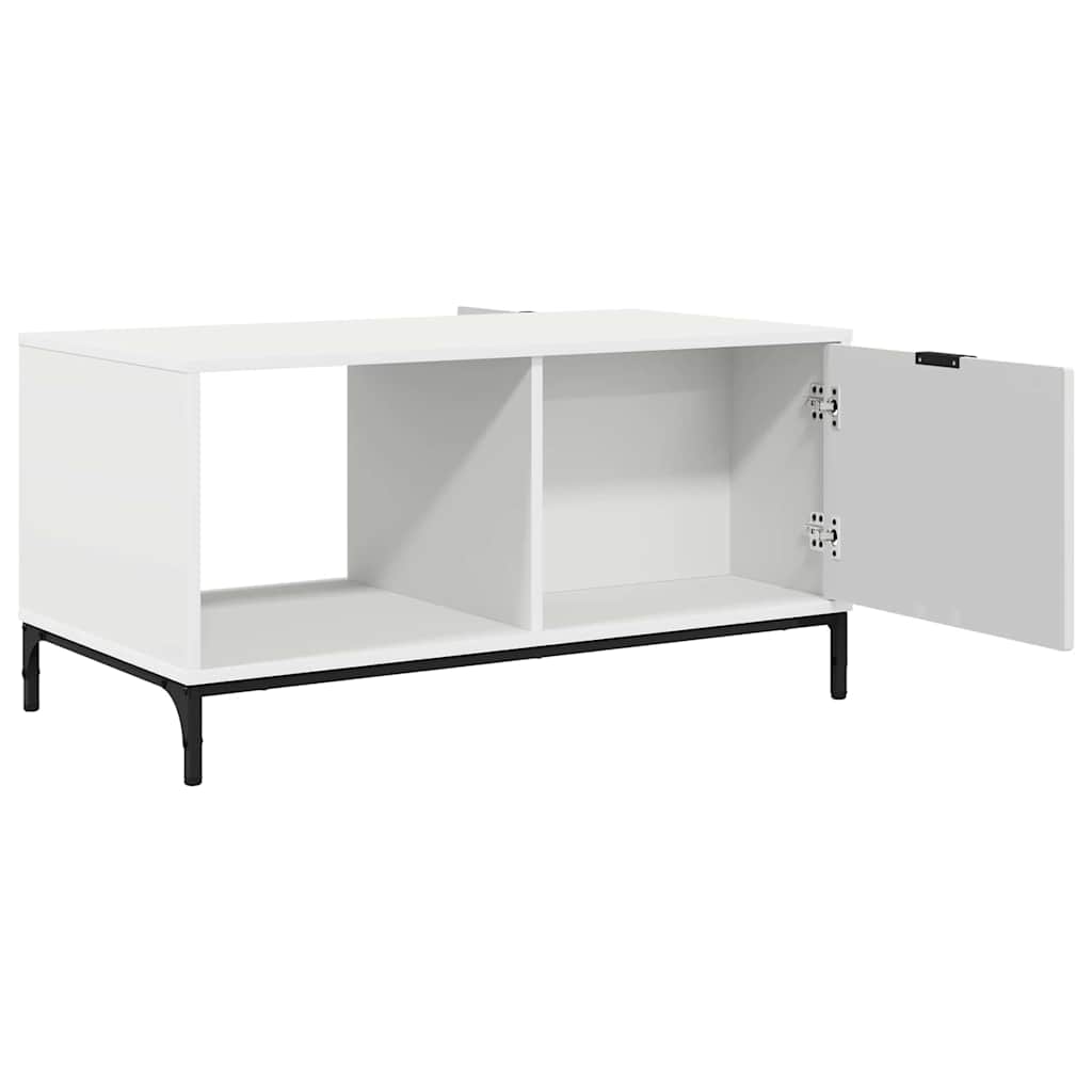 Couchtisch Weiß 90 x 49 x 46 cm Holzwerkstoff