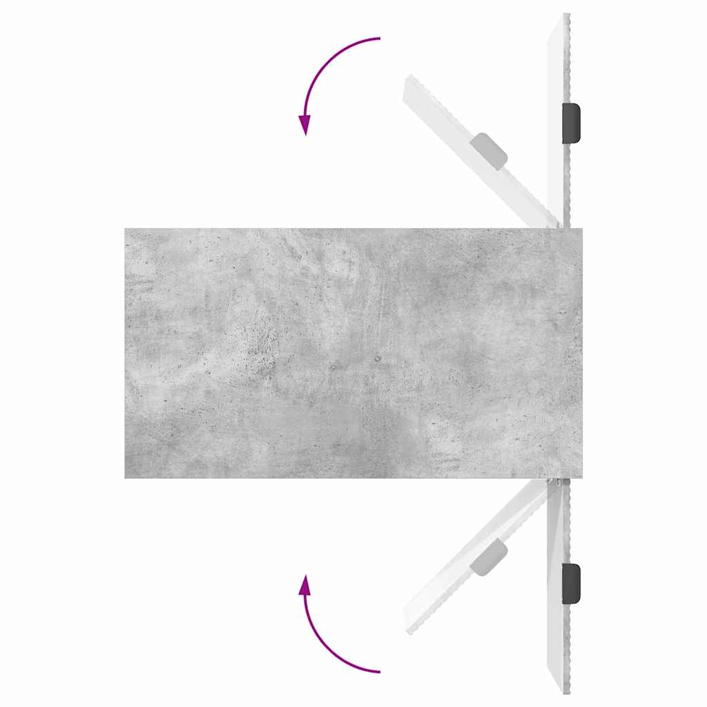 Couchtisch Betongrau 90 x 49 x 46 cm Holzwerkstoff