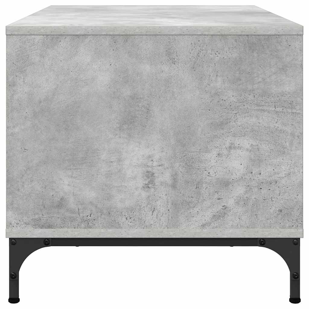 Couchtisch Betongrau 90 x 49 x 46 cm Holzwerkstoff
