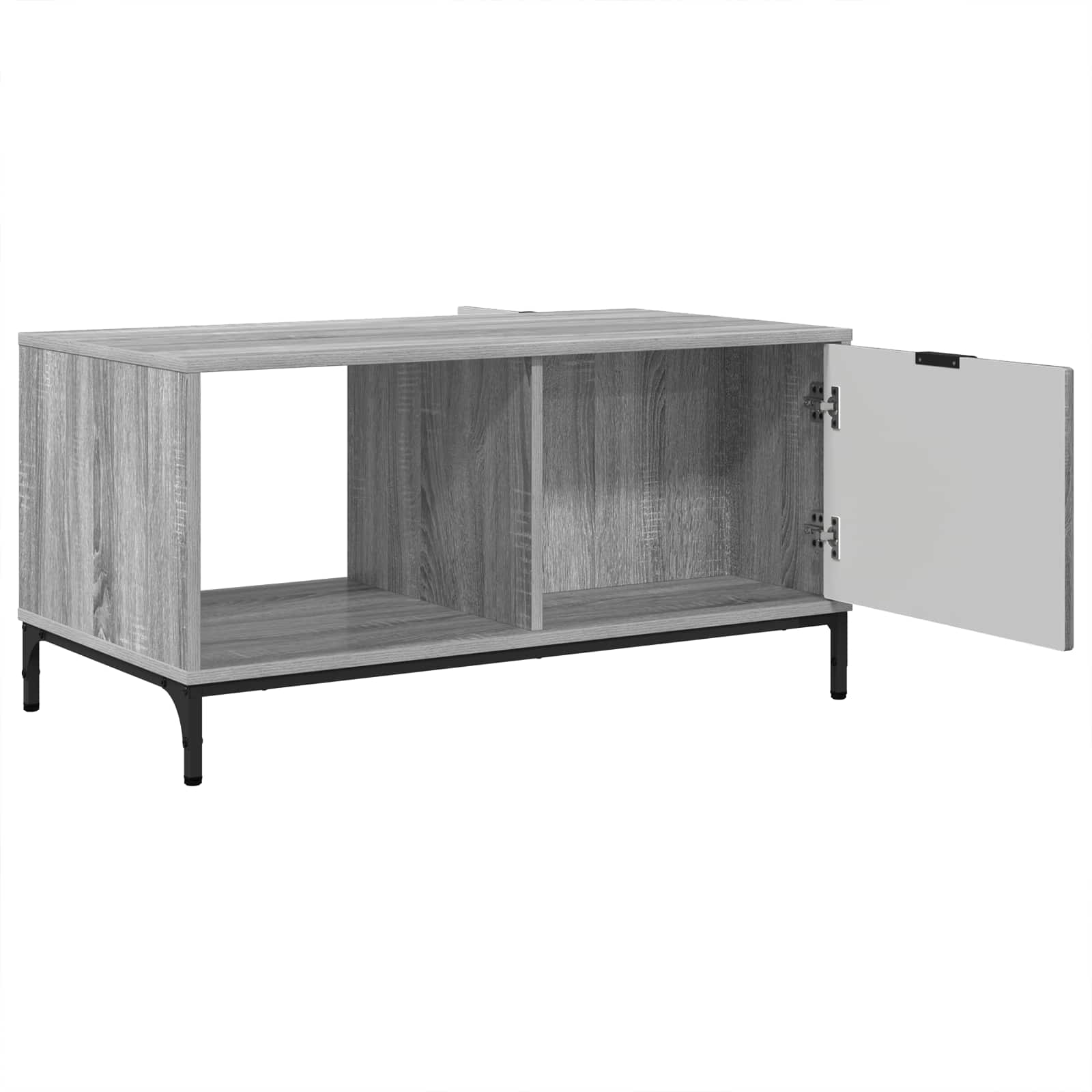 Couchtisch Sonoma-Grau 90 x 49 x 46 cm Holzwerkstoff