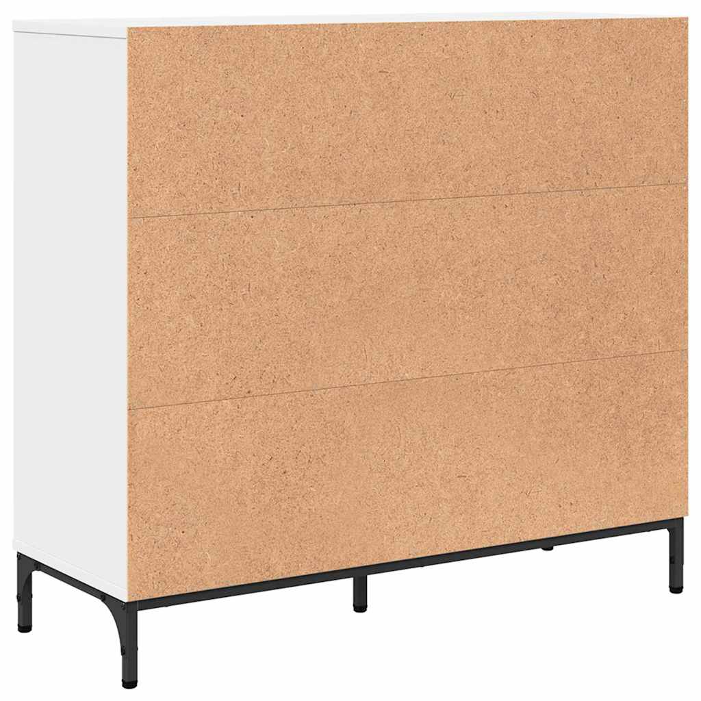 Sideboard Weiß 89,5 x 33 x 82 cm Holzwerkstoff