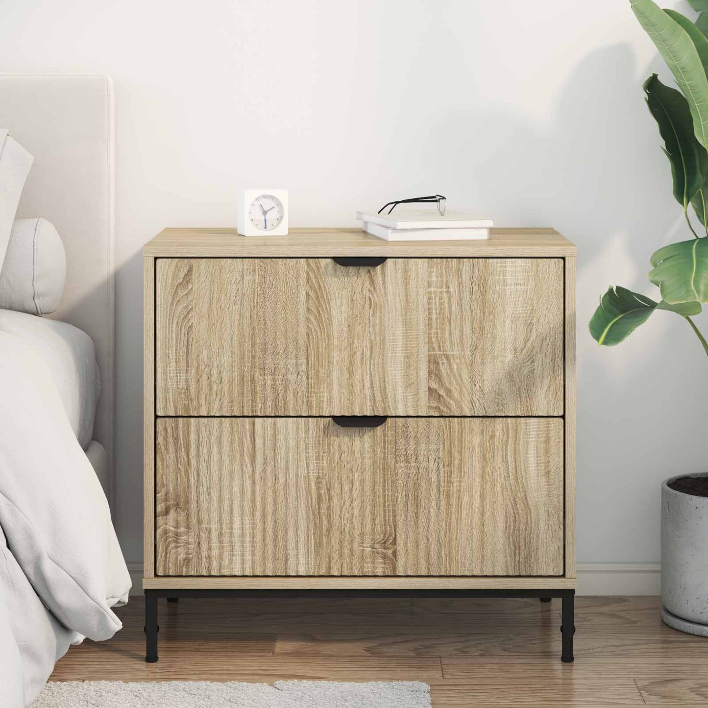 Nachttisch Sonoma-Eiche 63,5 x 36 x 61 cm Holzwerkstoff