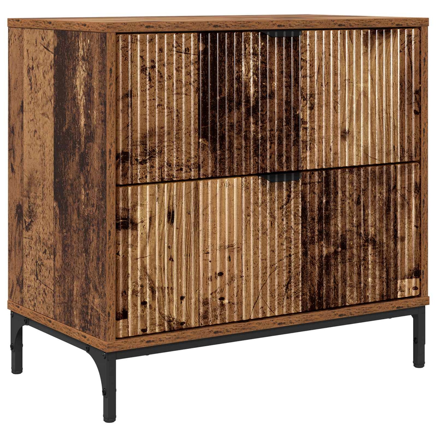 Nachttisch Altholz 63,5 x 36 x 61 cm Holzwerkstoff