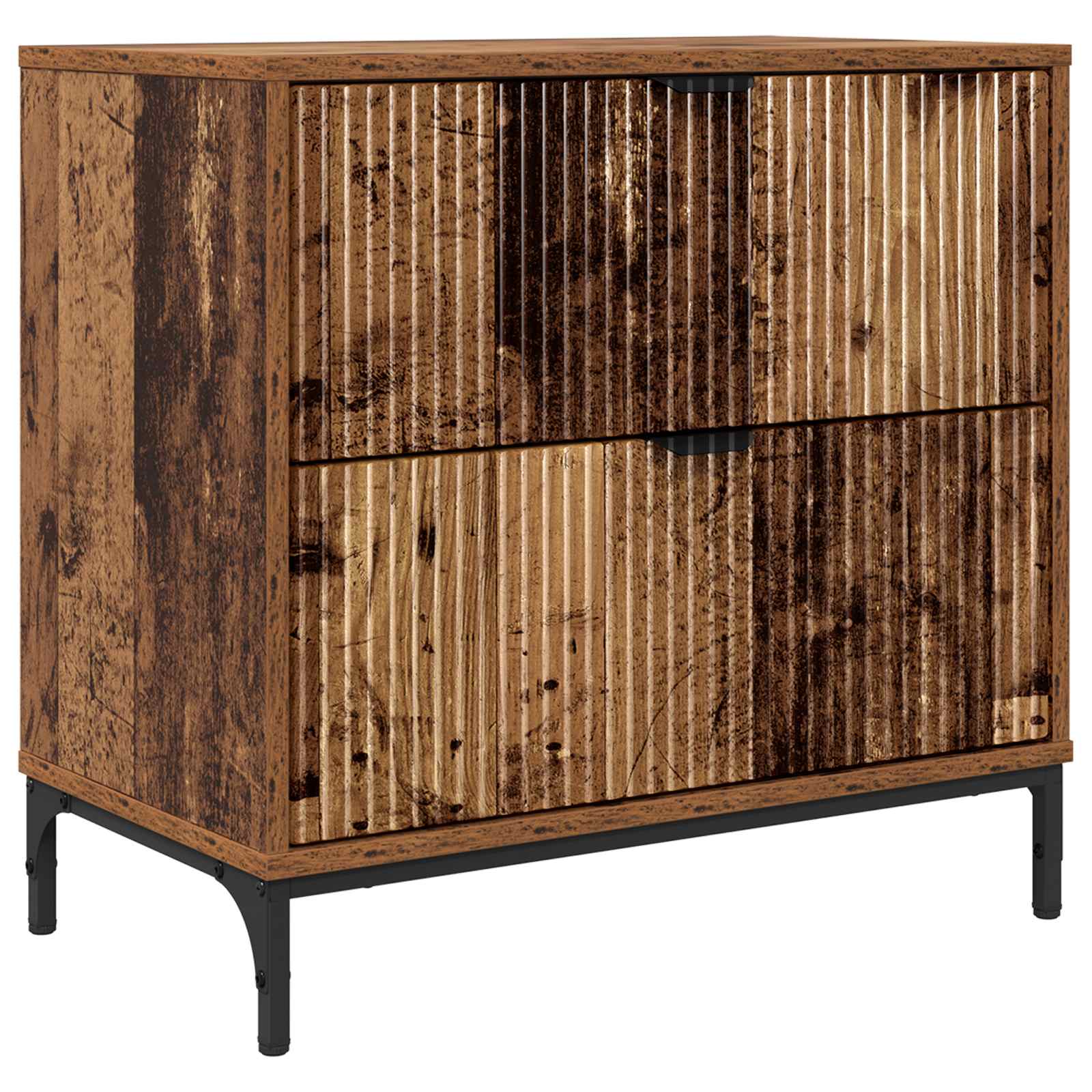 Nachttisch Altholz 63,5 x 36 x 61 cm Holzwerkstoff