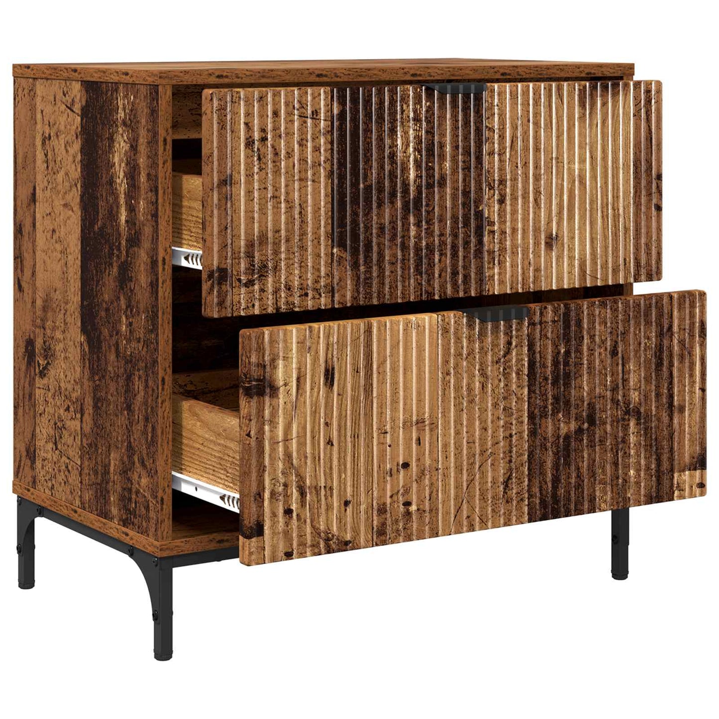 Nachttisch Altholz 63,5 x 36 x 61 cm Holzwerkstoff