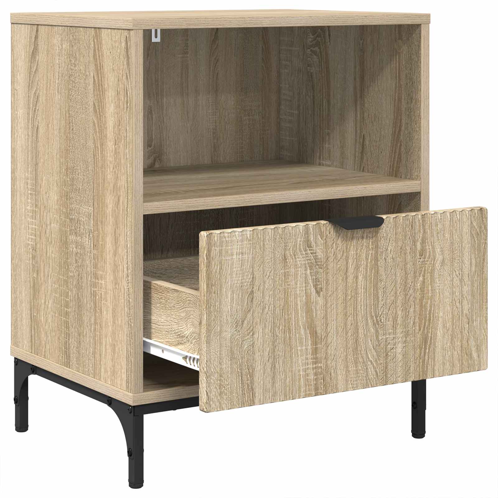 Nachttisch 2 Stk. Sonoma-Eiche 49 x 36 x 61 cm Holzwerkstoff