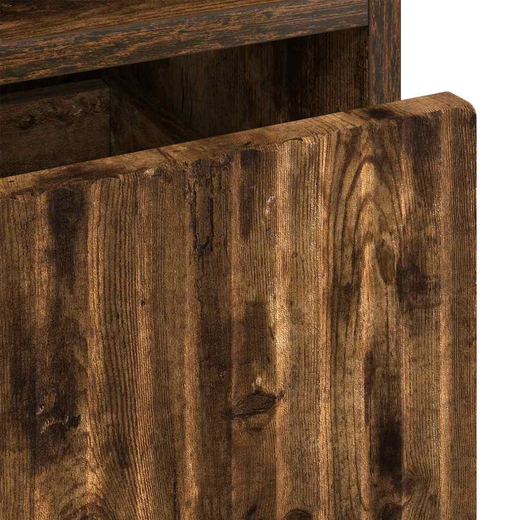 Nachttisch Räuchereiche 49 x 36 x 61 cm Holzwerkstoff