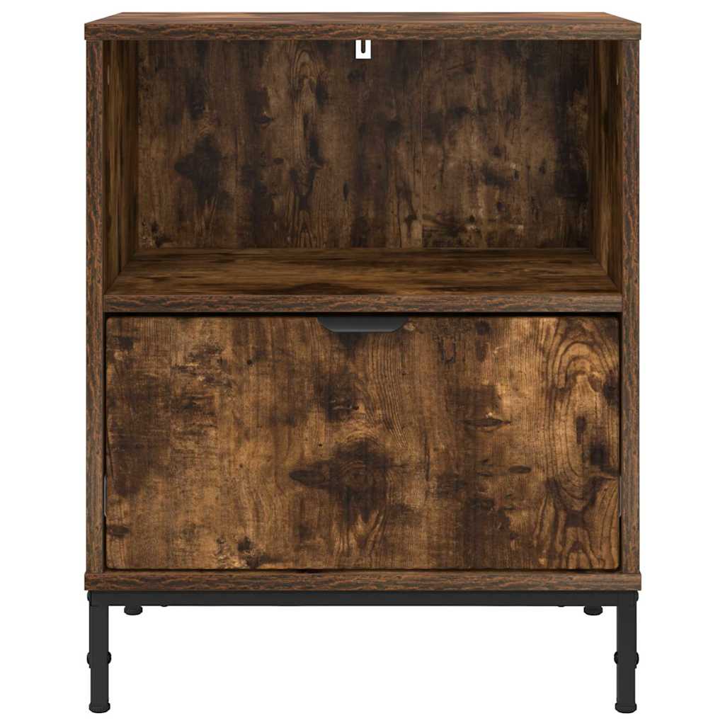 Nachttisch Räuchereiche 49 x 36 x 61 cm Holzwerkstoff