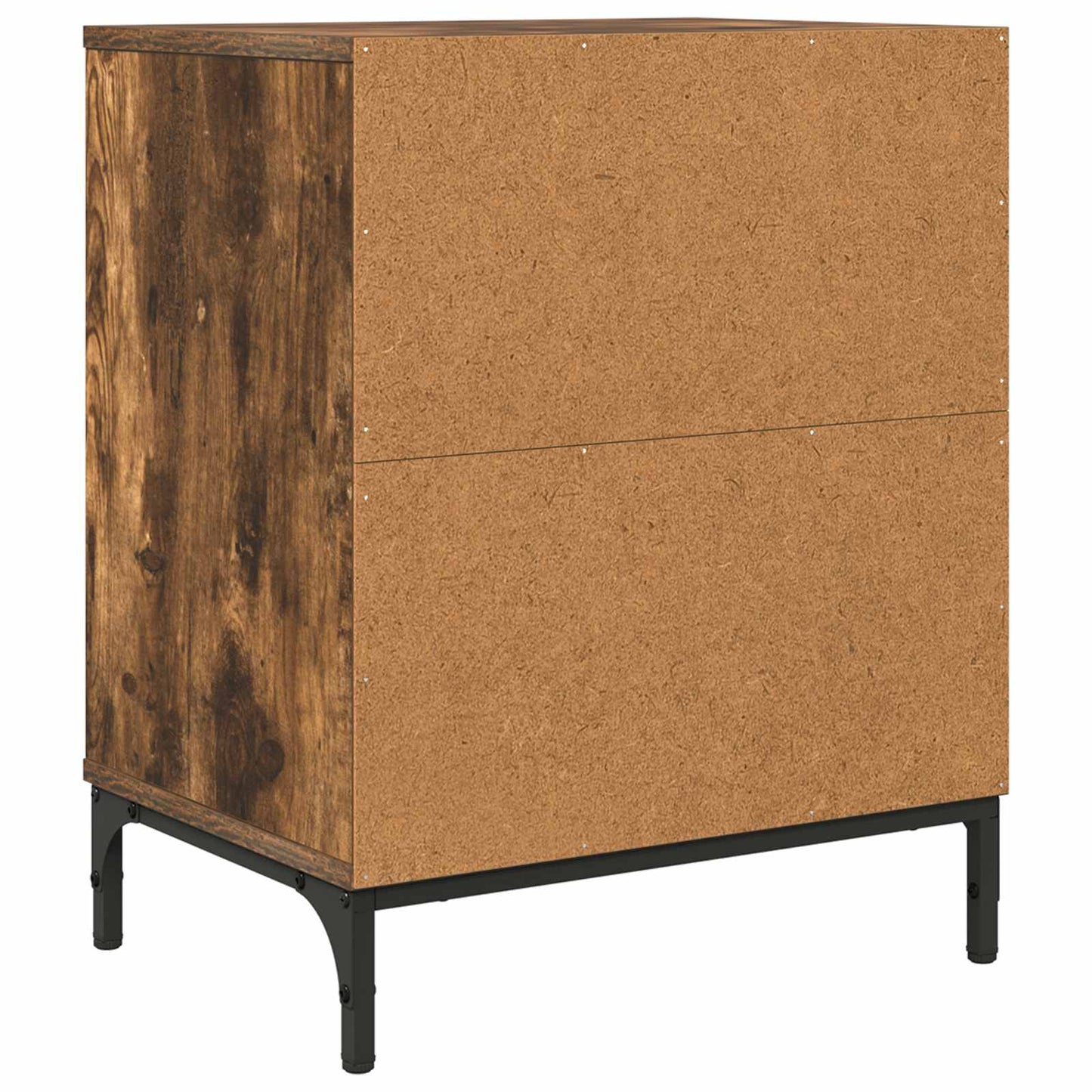 Nachttisch 2 Stk. Räuchereiche 49 x 36 x 61 cm Holzwerkstoff