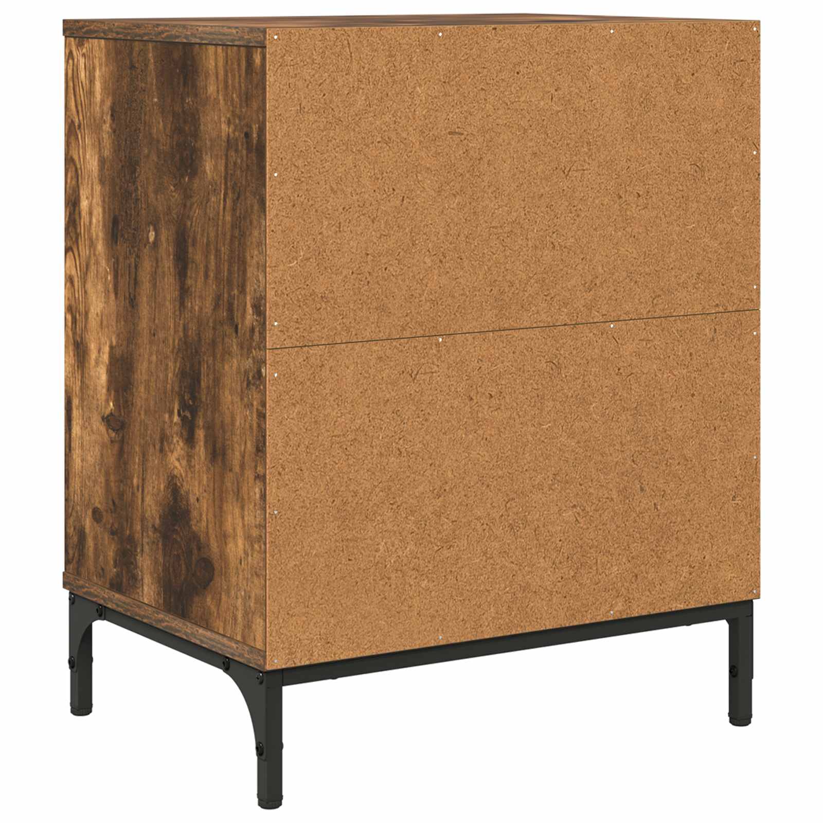 Nachttisch 2 Stk. Räuchereiche 49 x 36 x 61 cm Holzwerkstoff