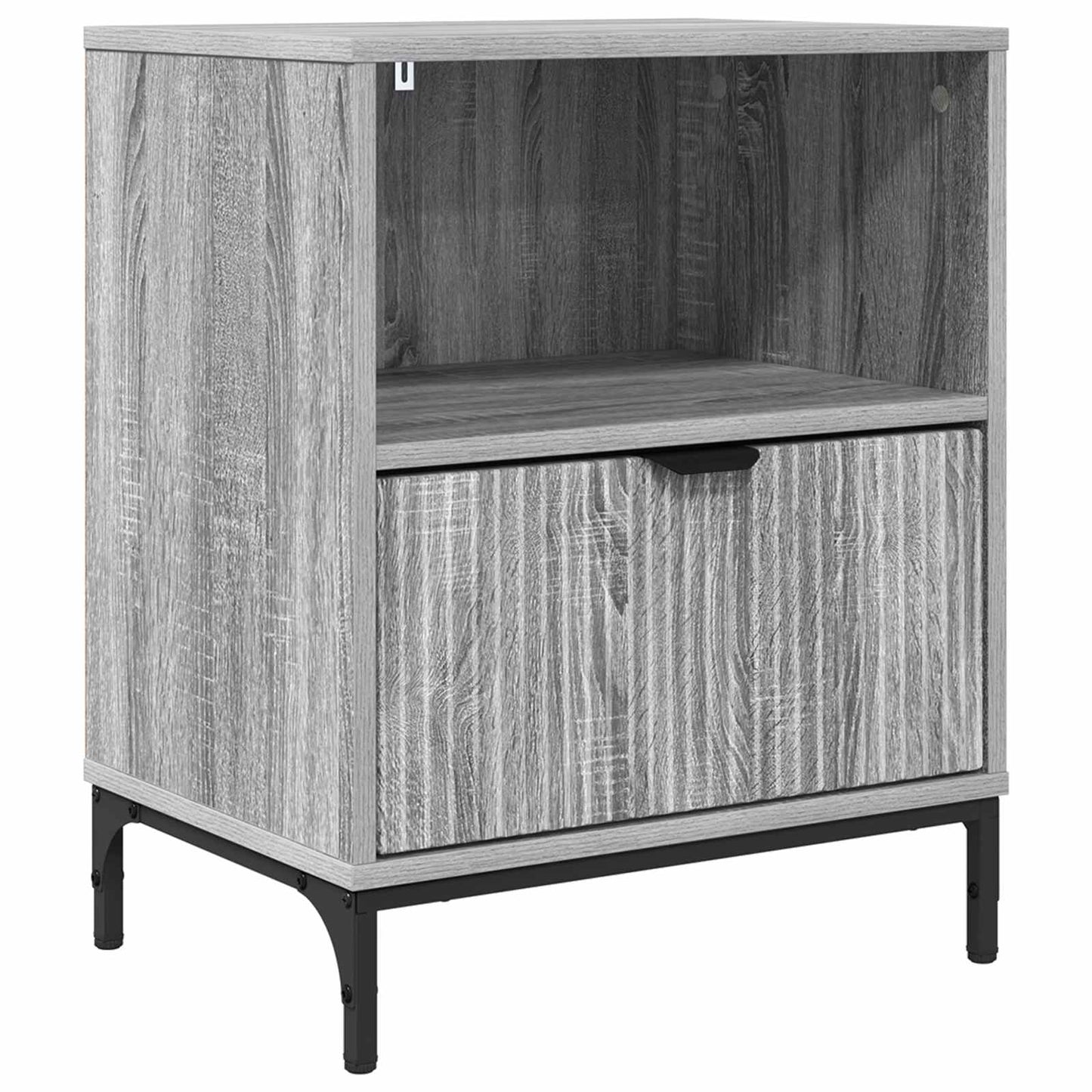 Nachttisch Sonoma-Grau 49 x 36 x 61 cm Holzwerkstoff