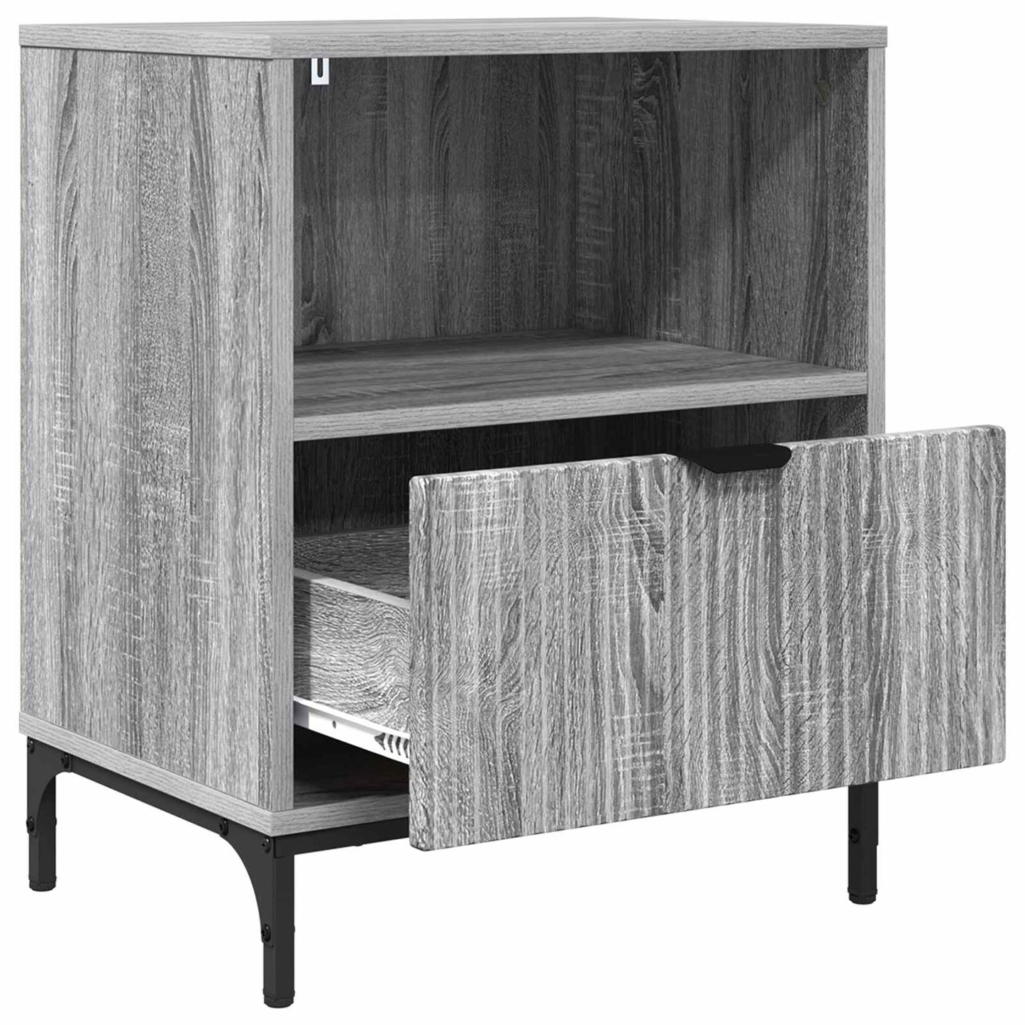 Nachttisch Sonoma-Grau 49 x 36 x 61 cm Holzwerkstoff