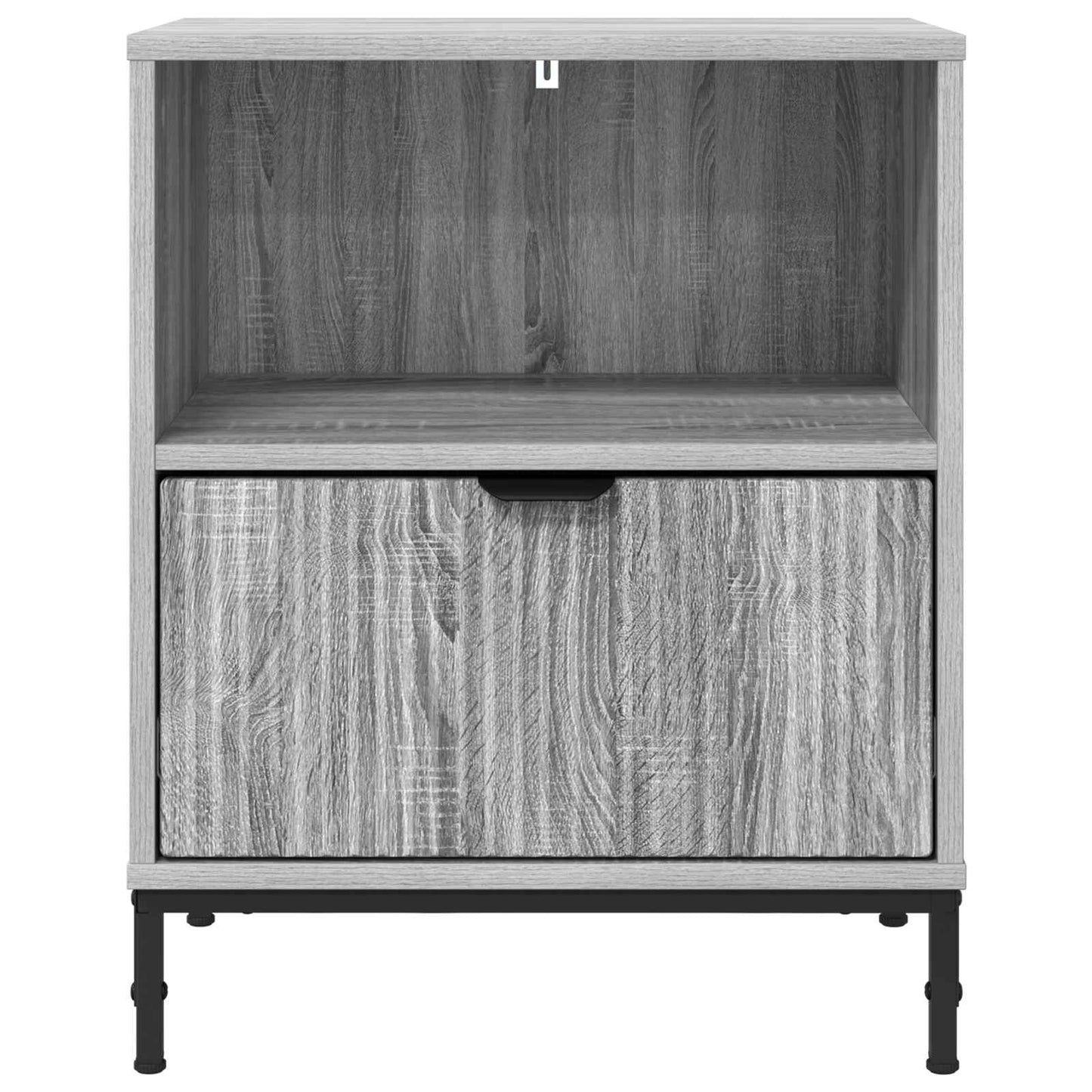 Nachttisch Sonoma-Grau 49 x 36 x 61 cm Holzwerkstoff
