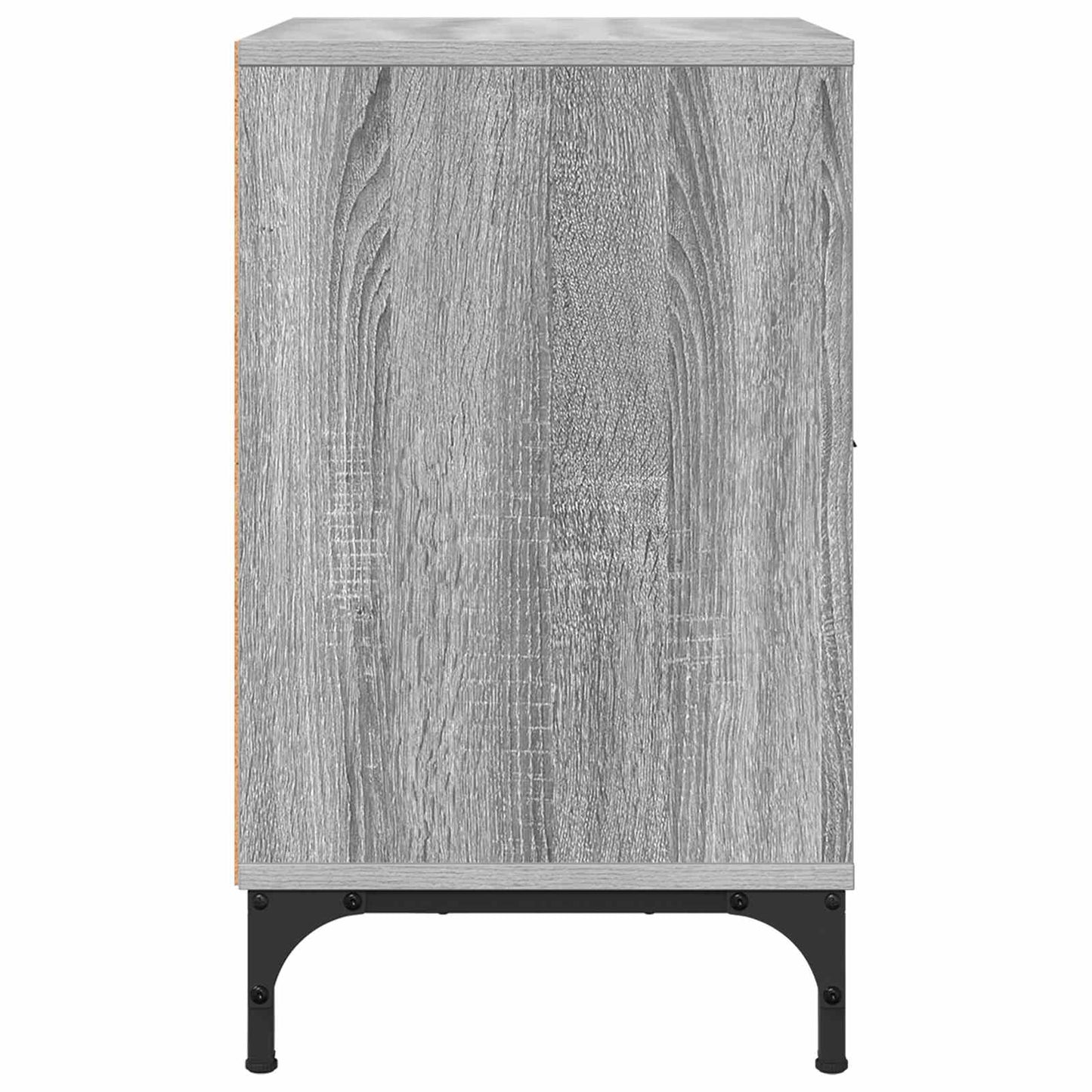 Nachttisch 2 Stk. Sonoma-Grau 49 x 36 x 61 cm Holzwerkstoff