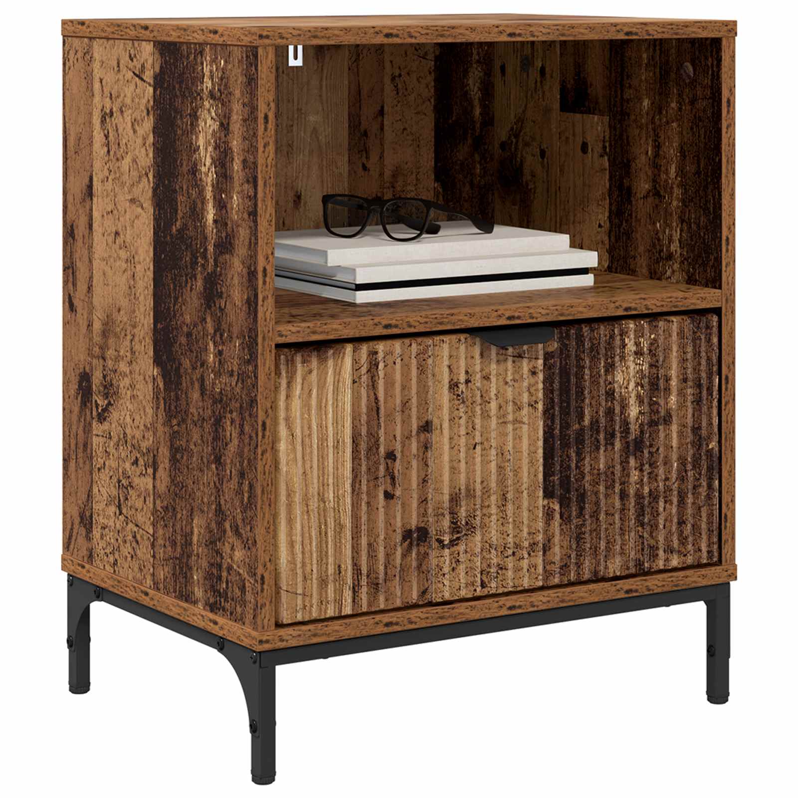 Nachttisch Altholz 49 x 36 x 61 cm Holzwerkstoff