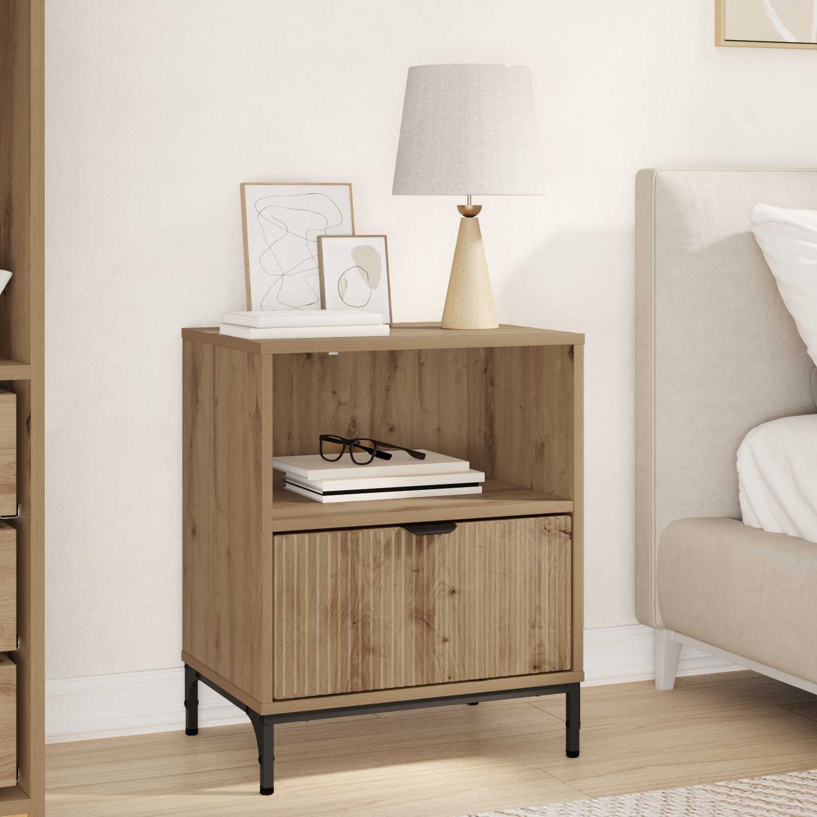 Nachttisch Artisan-Eiche 49 x 36 x 61 cm Holzwerkstoff