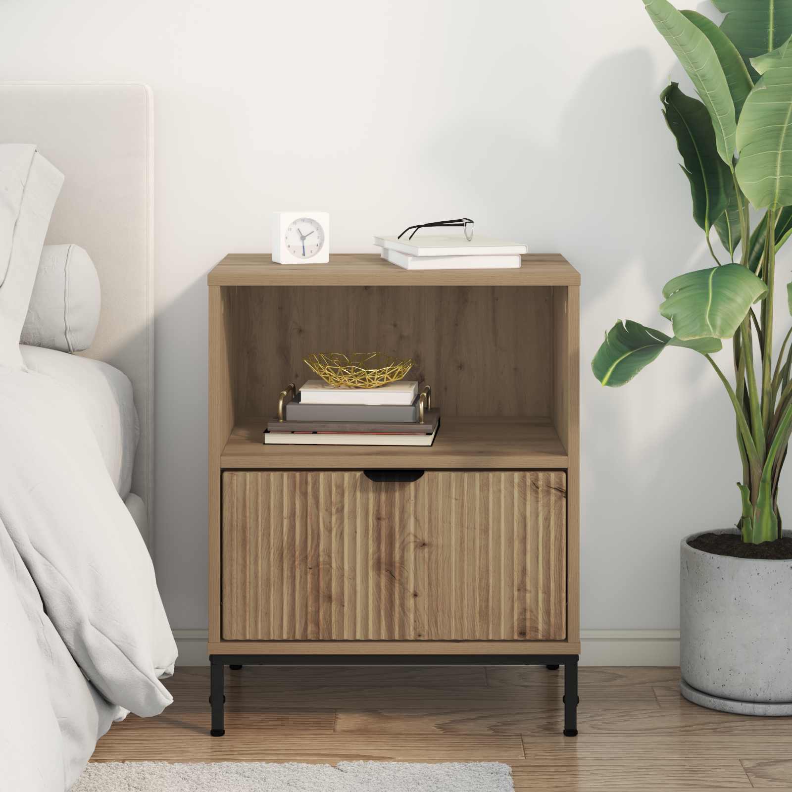 Nachttisch Artisan-Eiche 49 x 36 x 61 cm Holzwerkstoff