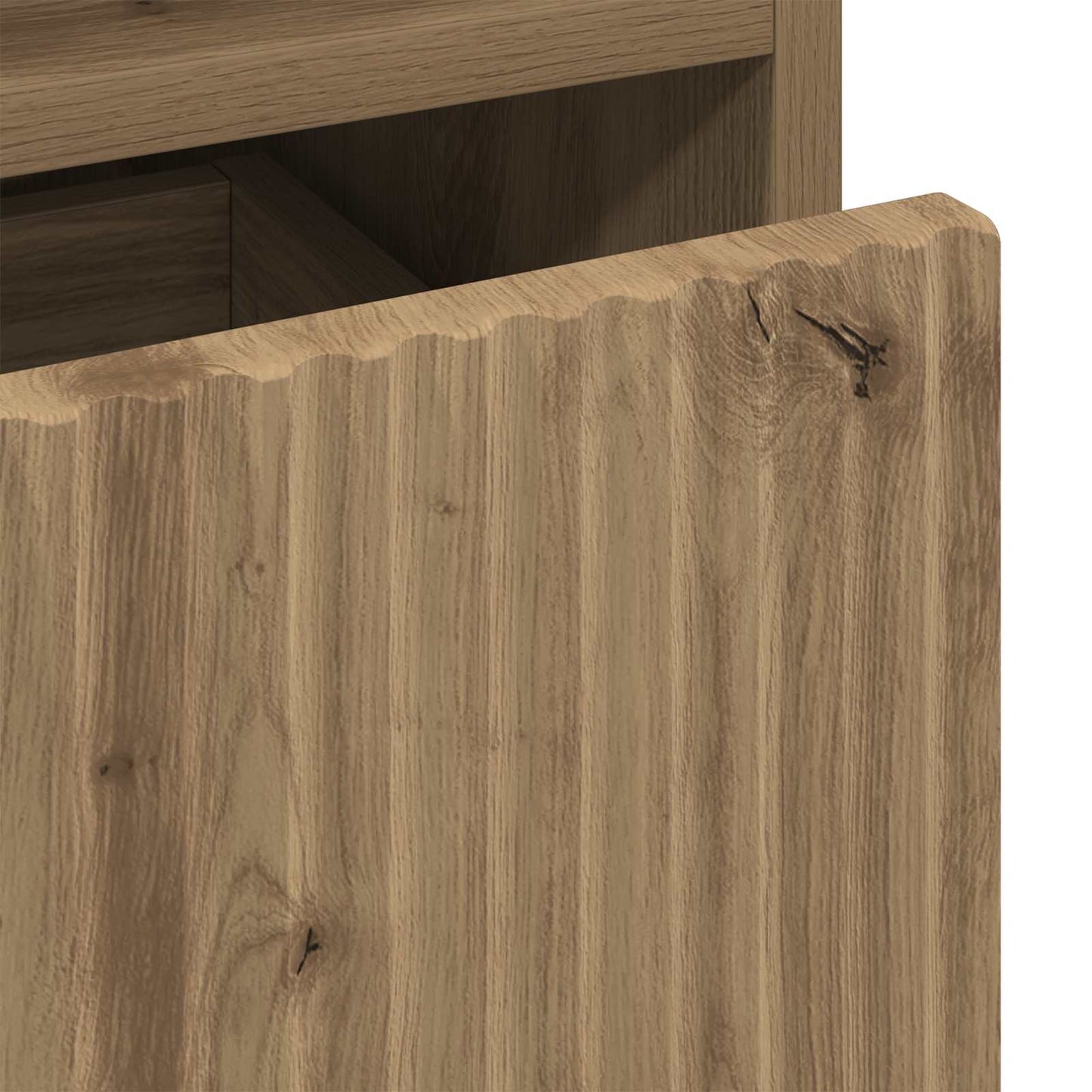 Nachttisch 2 Stk. Artisan-Eiche 49 x 36 x 61 cm Holzwerkstoff