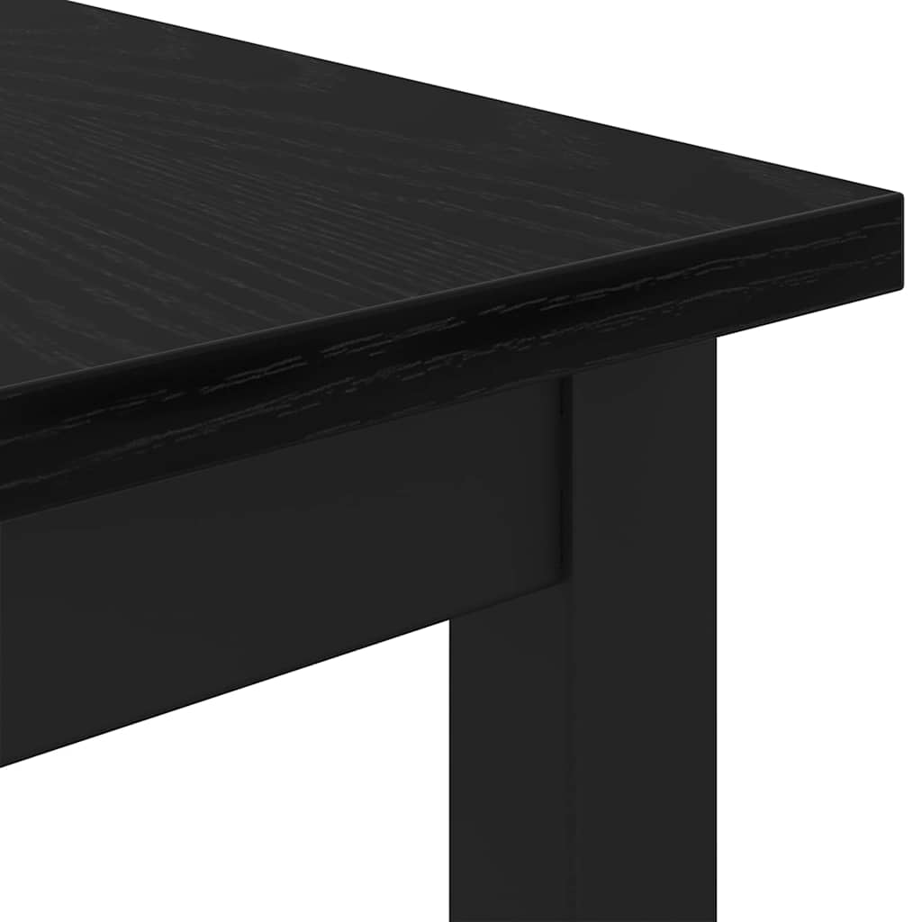 Tisch Schwarz Eichen-Optik 100 x 50 x 76,5 cm