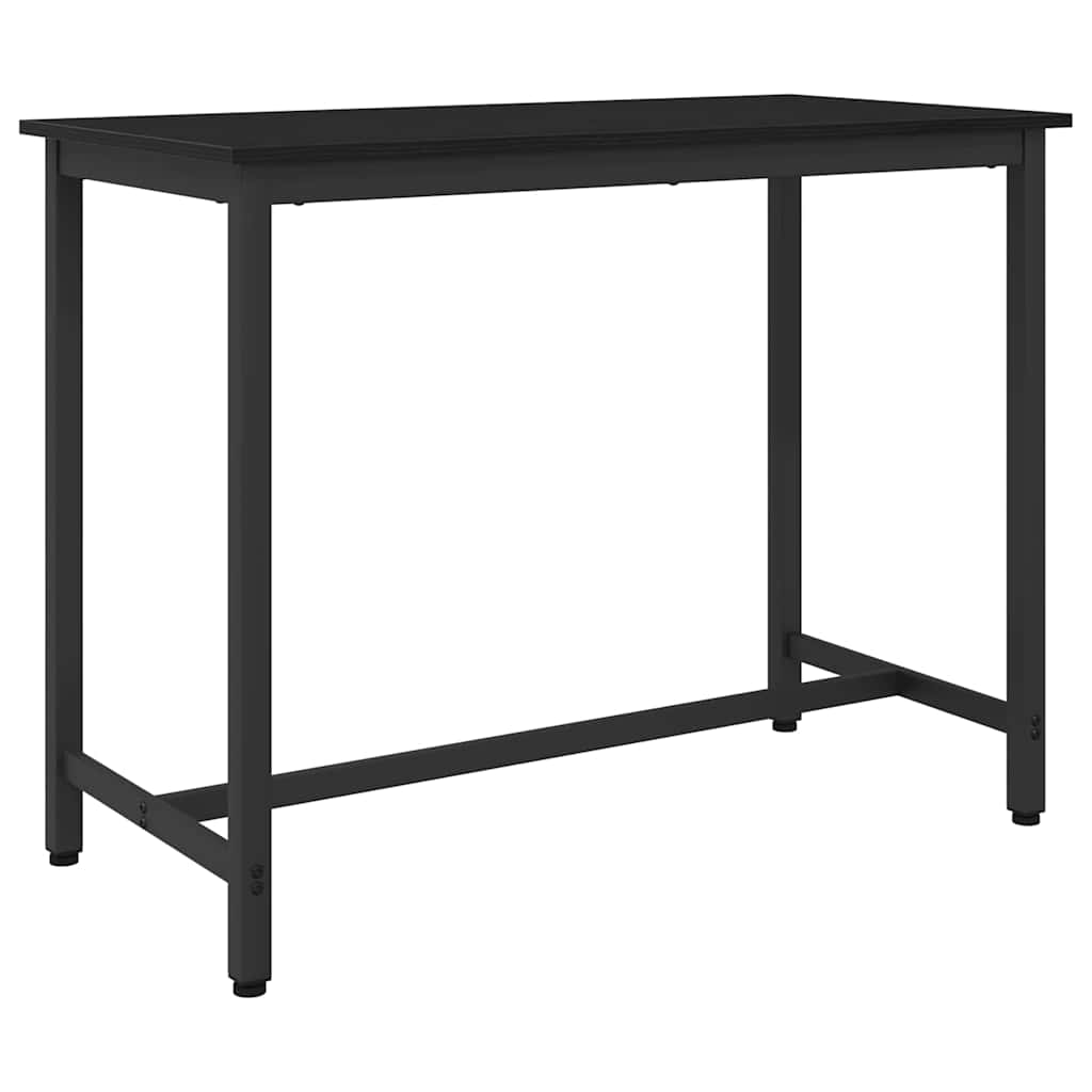 Tisch Schwarz Eichen-Optik 100 x 50 x 76,5 cm