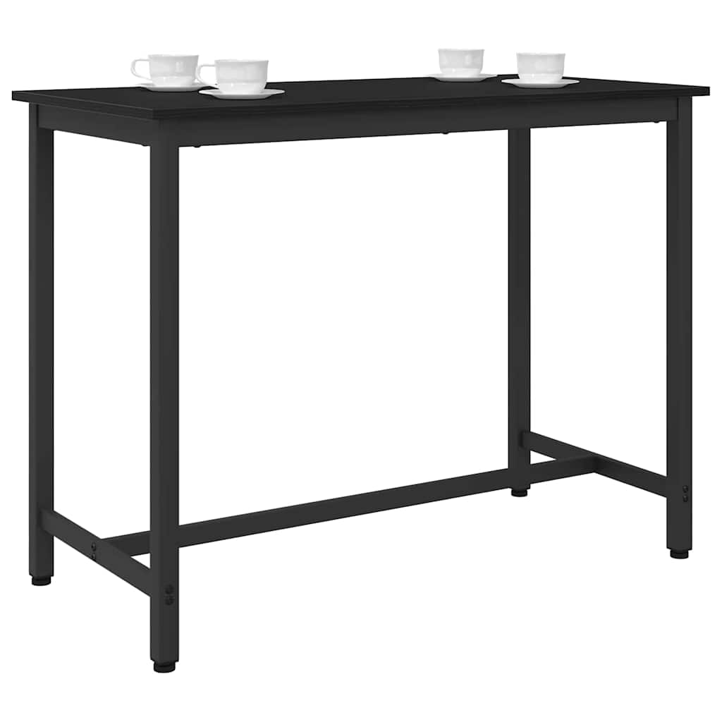 Tisch Schwarz Eichen-Optik 100 x 50 x 76,5 cm
