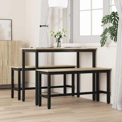 Esstischbank 100 x 32,5 x 48,5 cm 2 stk.