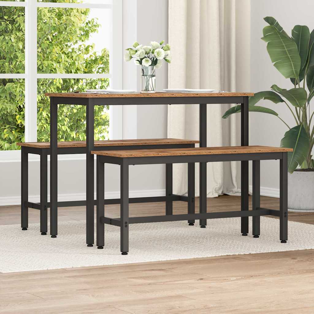 Esstischbank 100 x 32,5 x 48,5 cm 2 stk.