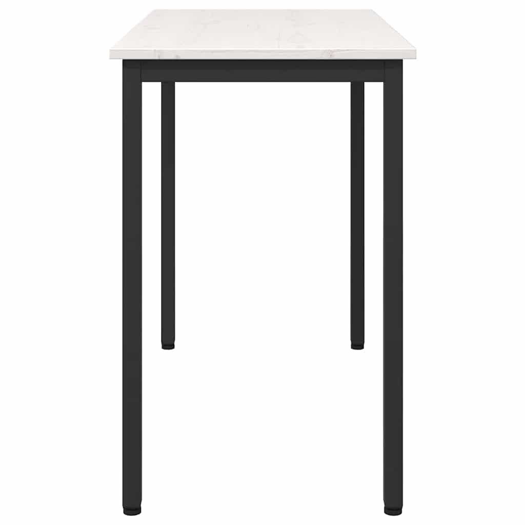 Tisch Weiß 100 x 50 x 77 cm Ingenieure Holz und Stahl