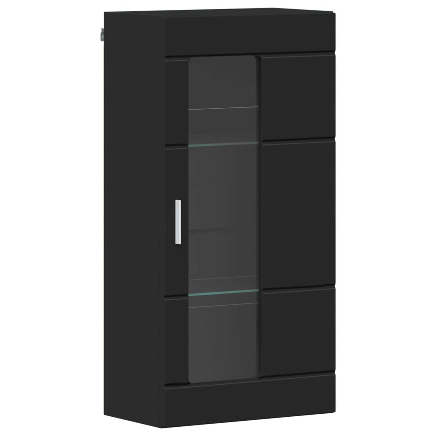 Holzschrank Schwarz Holzwerkstoff