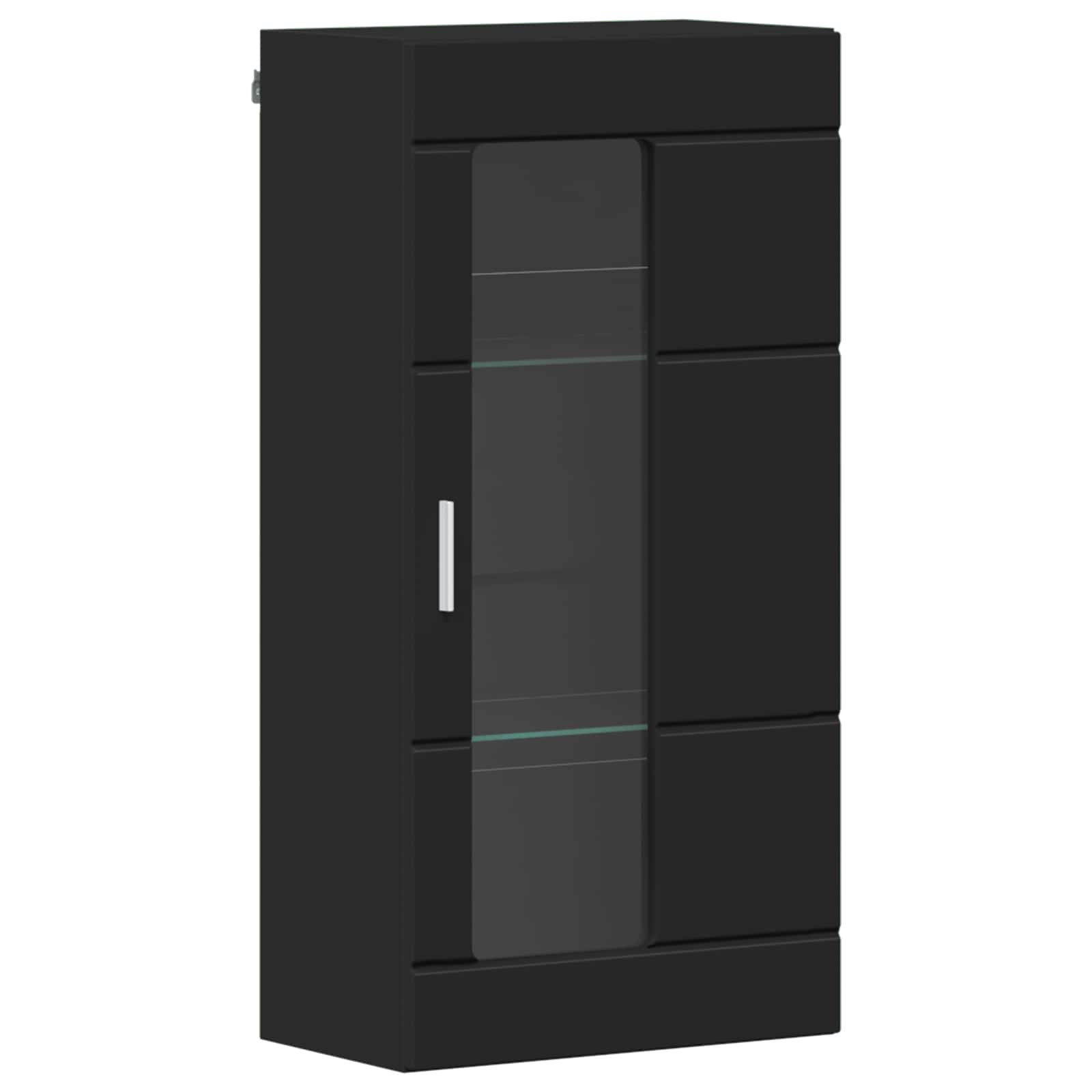 Holzschrank Schwarz Holzwerkstoff
