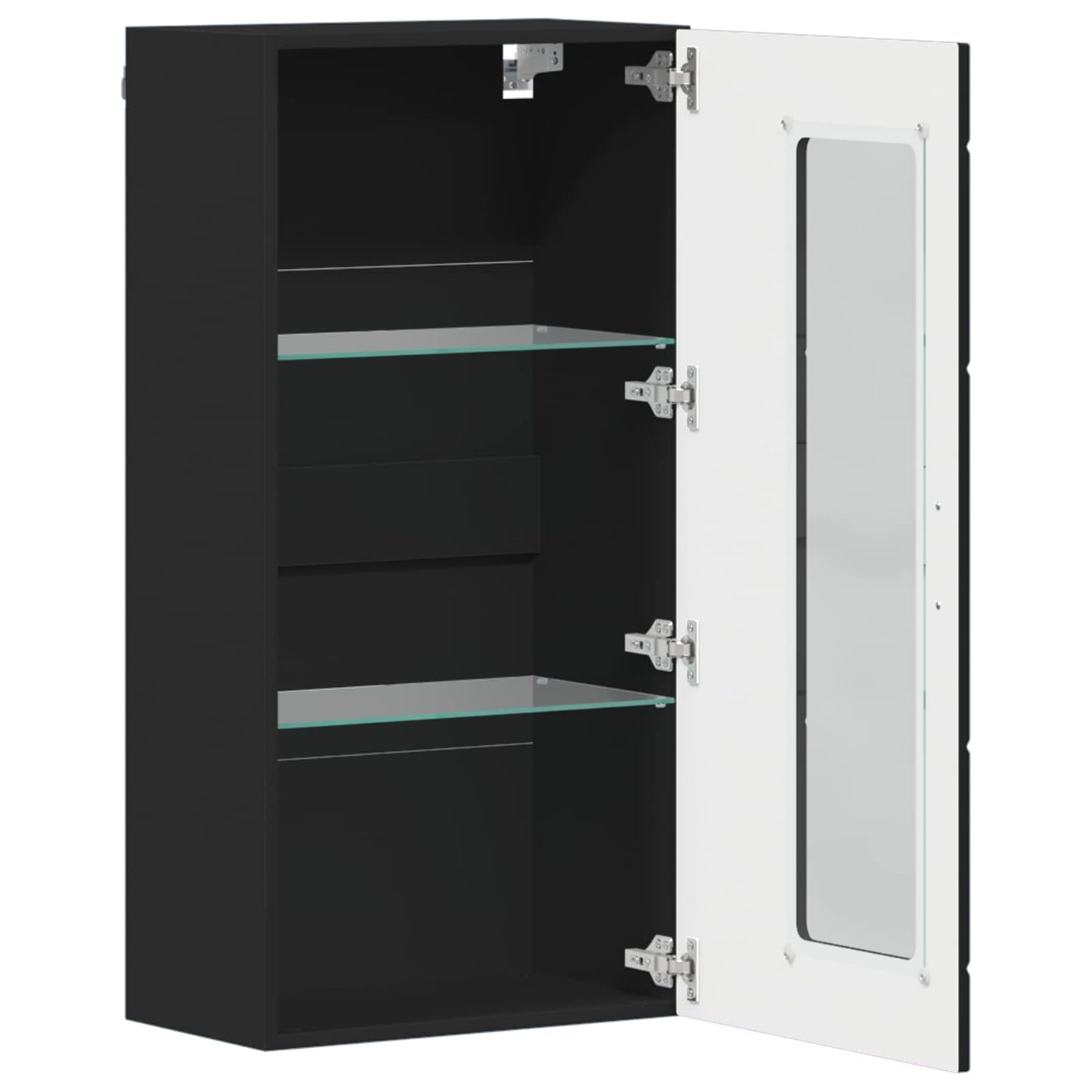 Holzschrank Schwarz Holzwerkstoff