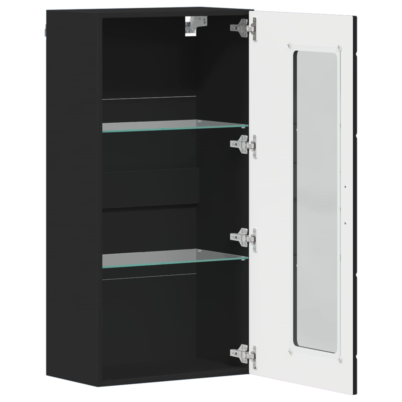 Holzschrank Schwarz Holzwerkstoff